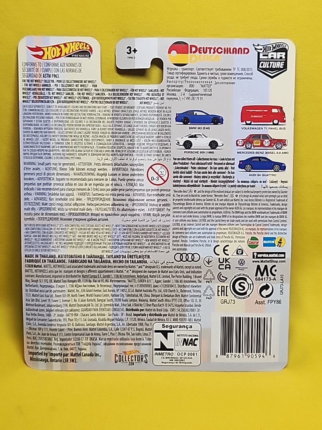 2020 Hot Wheels Mercedes-Benz 300 SEL 6.8 Deutschland Design Premium NIP 🔥(A5)