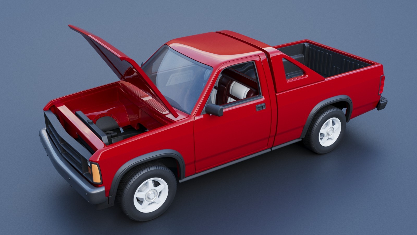 3d printed Dodge Dakota Shelby 1989 model car collectible replica