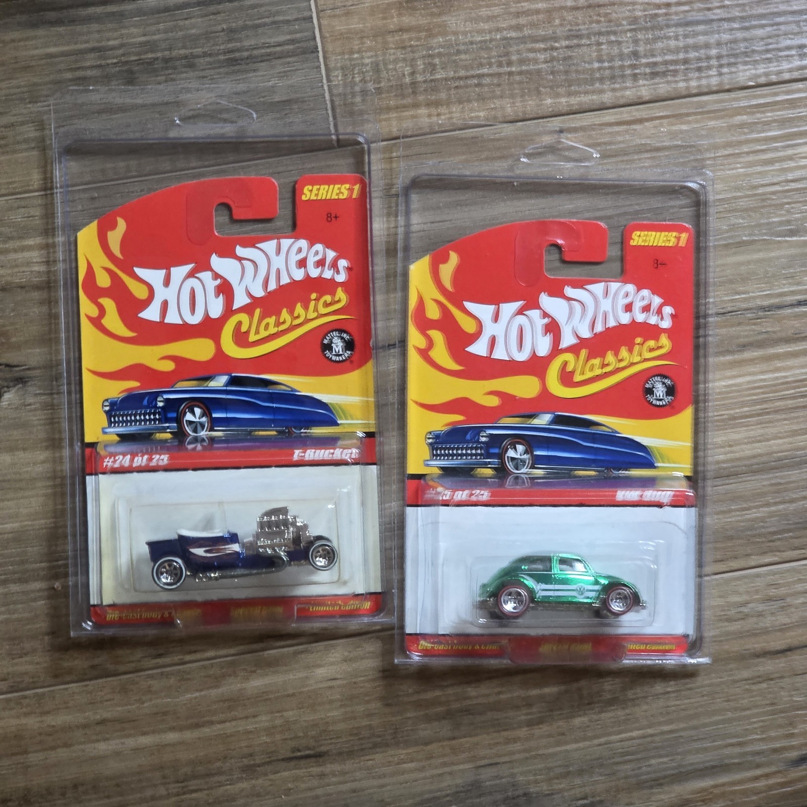 Hot Wheels Classics Series 1 Set of 22 Spectraflame Paint Redlines 1/64 Diecast