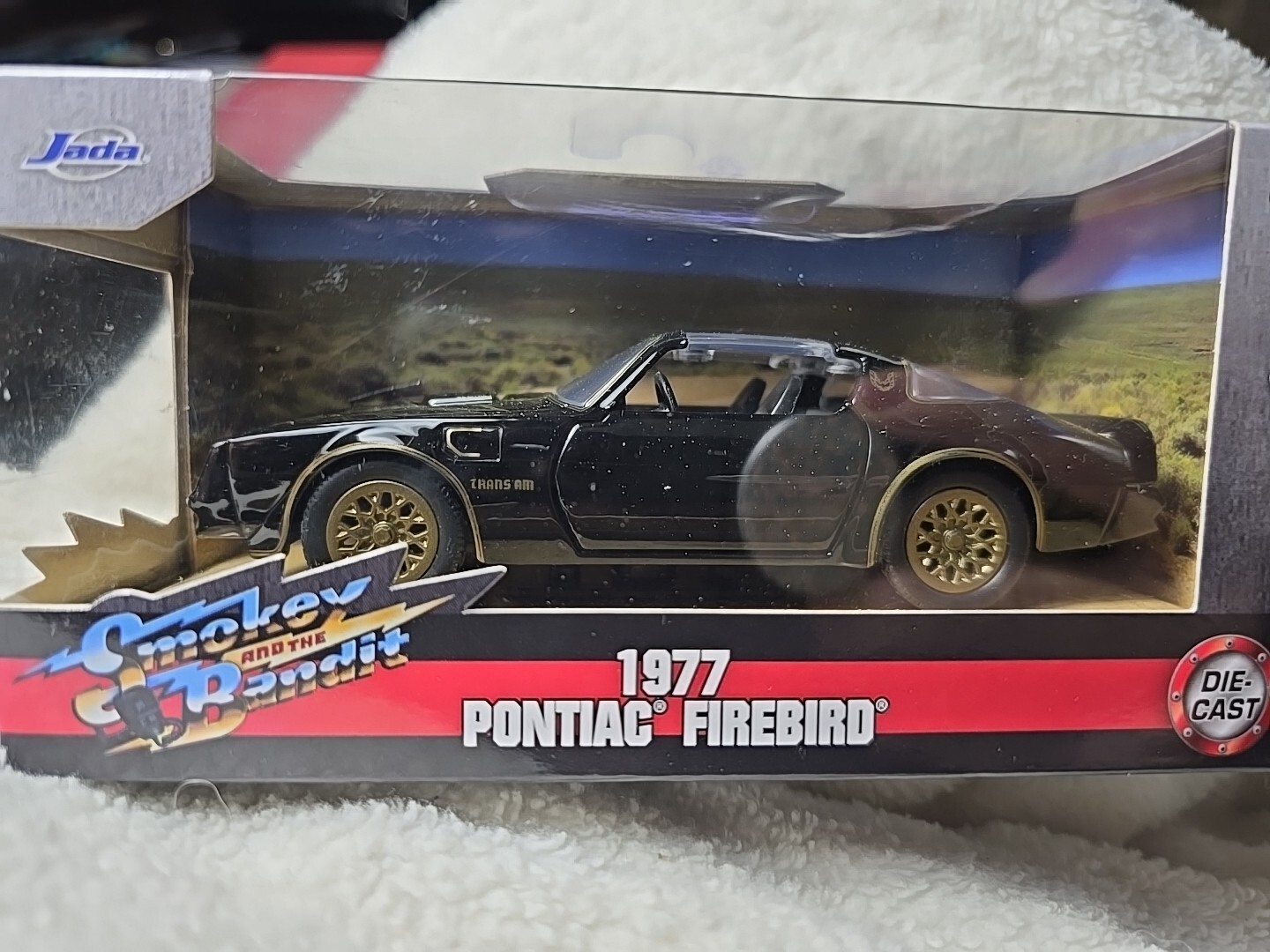 1977 PONTIAC FIREBIRD BLACK “SMOKEY & THE BANDIT” MOVIE 1/32 DIECAST JADA 31061