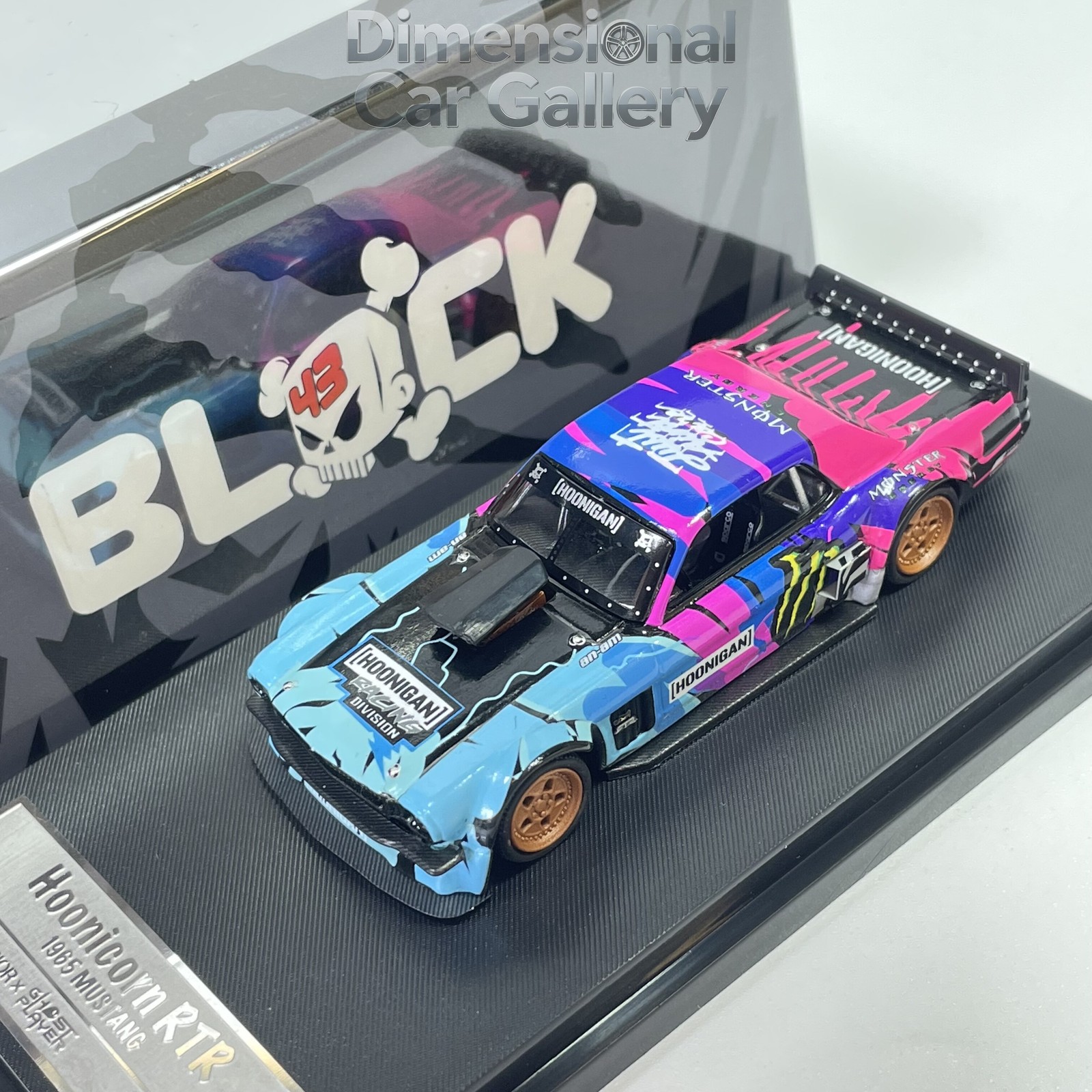 SW Ken Block Ford Mustang Magic Claw painted 1:64 alloy car model