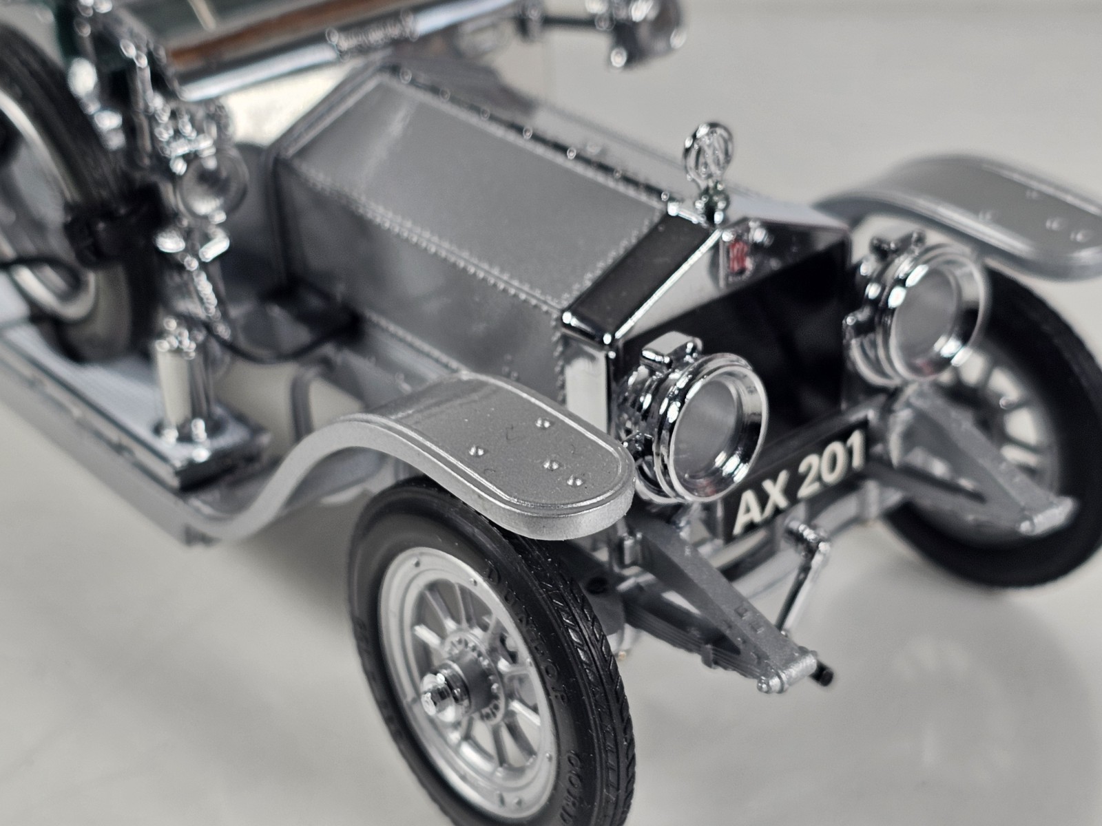 Rolls Royce Silver Ghost Franklin Mint Precision Model Car Boxed 1:24 Scale VGC