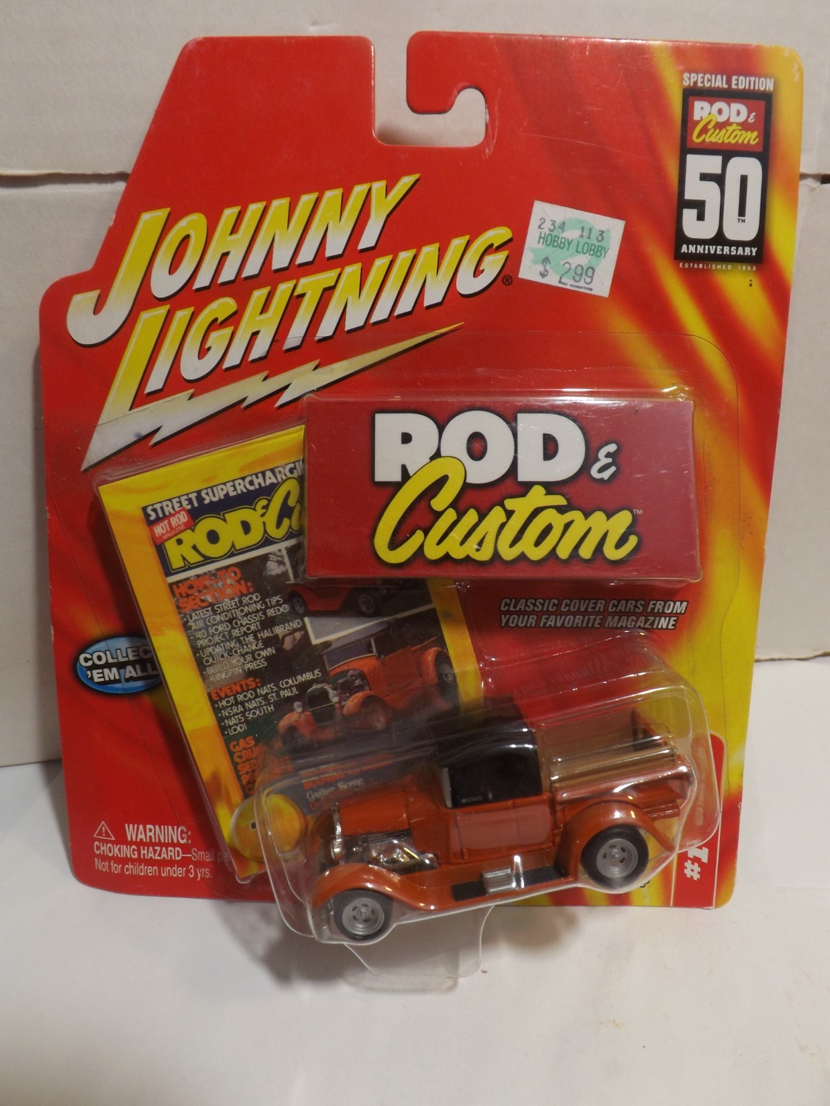 Johnny Lightning Rod & Custom 50th Anniversay 1929 Ford Pickup # 1