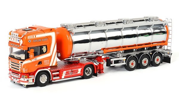 WSI 01-1255 1:50 Diecast Scania R(5) Topline 4×2 Tractor Unit w/Hobur Tanker
