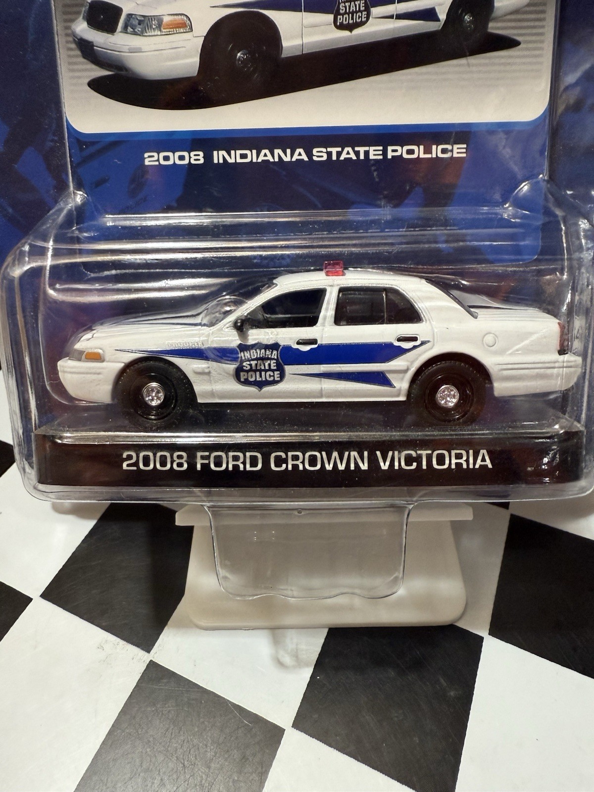 RARE* Hot Pursuit INDIANA STATE 2008 Ford Crown Vic Interceptor 1/64 Series 4