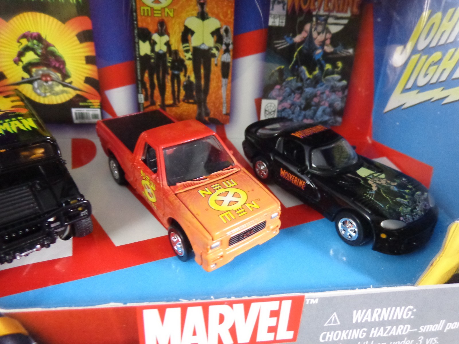 Marvel Johnny Lightning Marvel 4 Car Box Set 1:64 Scale Die-Cast