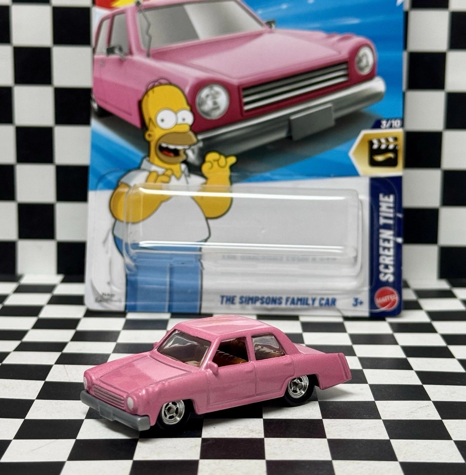 🍩 2026 Hot Wheels THE SIMPSONS FAMILY CAR Wheel Swap Real Riders – Custom 🛞🍩