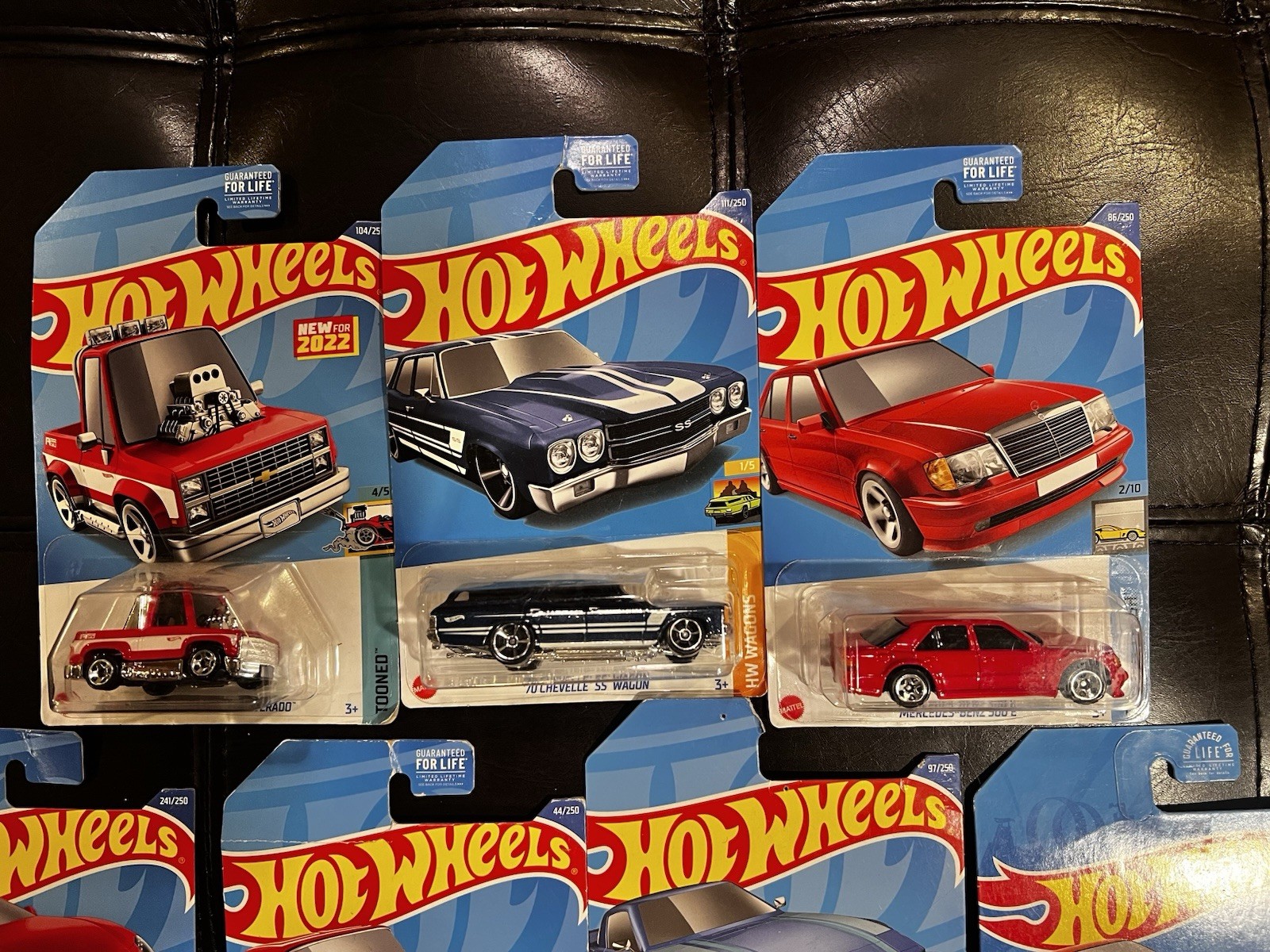 Hot Wheels Lot Of 10 Mercedes Mazda Toyota Chevelle Chevy NEW