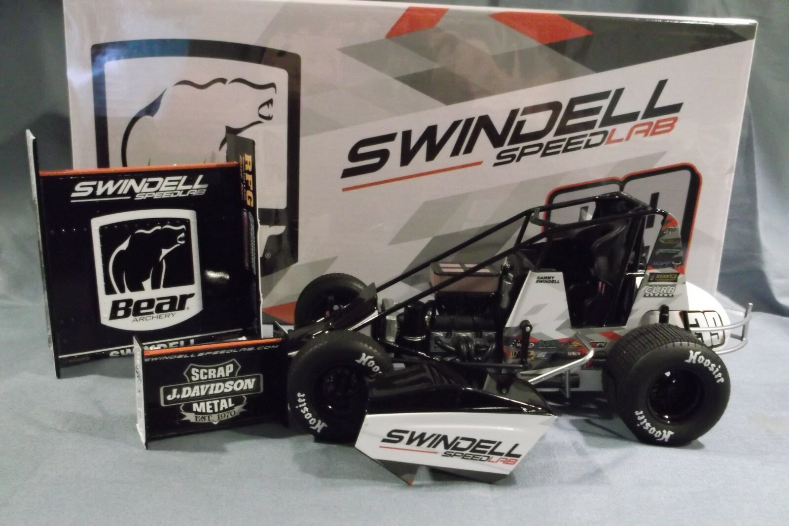 SAMMY SWINDELL #39 SPEEDLAB BEAR ARCHER RACING 1:18 ACME SPRINT CAR GMP A1809512