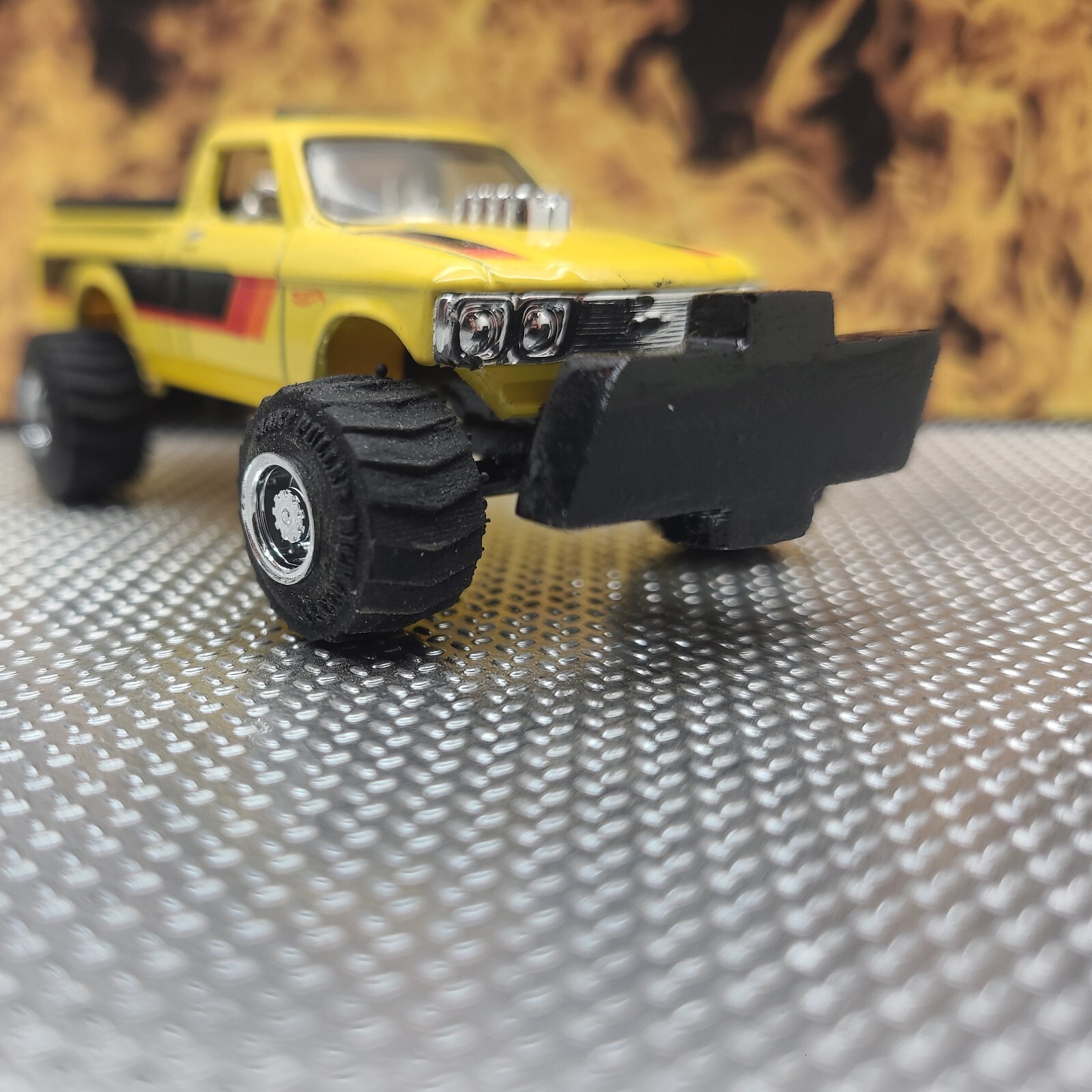 CUSTOM BUILT 1:64 GreenLight Chevy ❤️ 4×4 CHEVEROLET HOTROD PULLING TRUCK puller