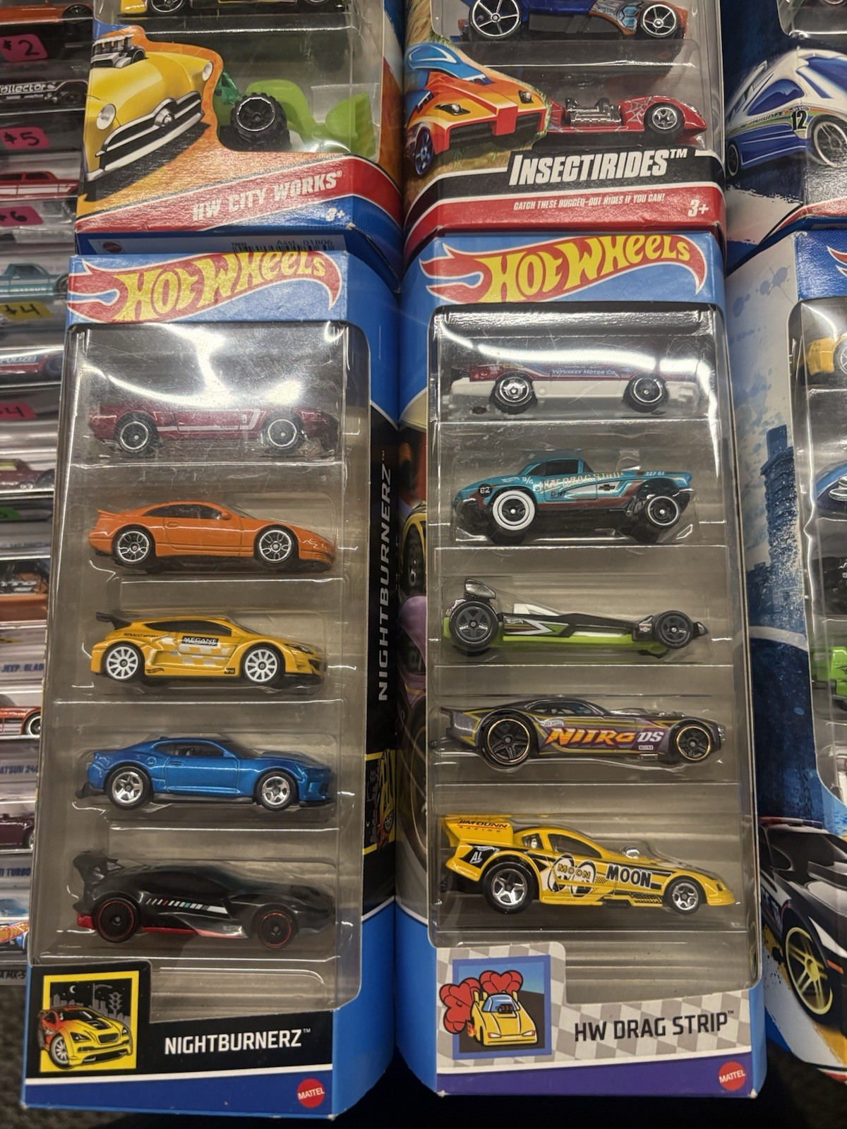 Hot Wheels 5 Car Multipack Lot Of 20 Packs 100 Loose Cars Total Mixed Years