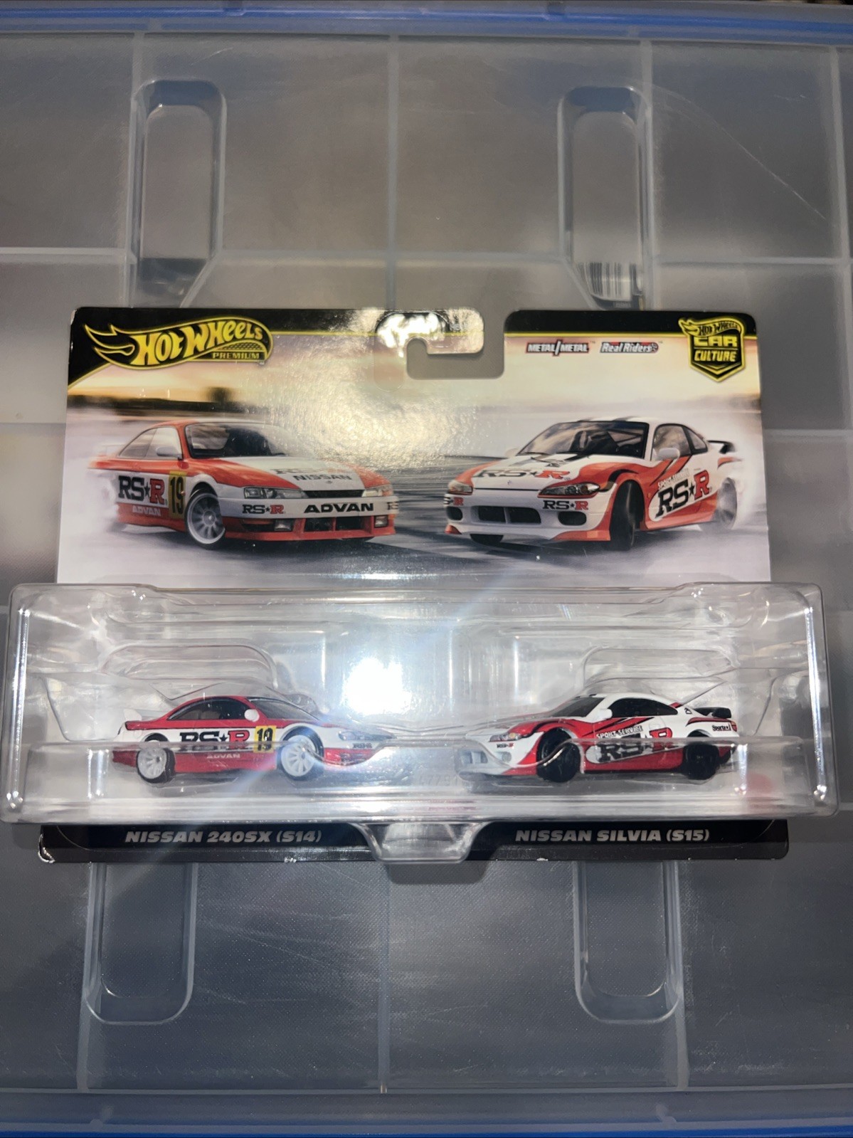 Hot Wheels Premium Car Culture Two Pack Nissan 240SX S14 & Nissan Silvia S15
