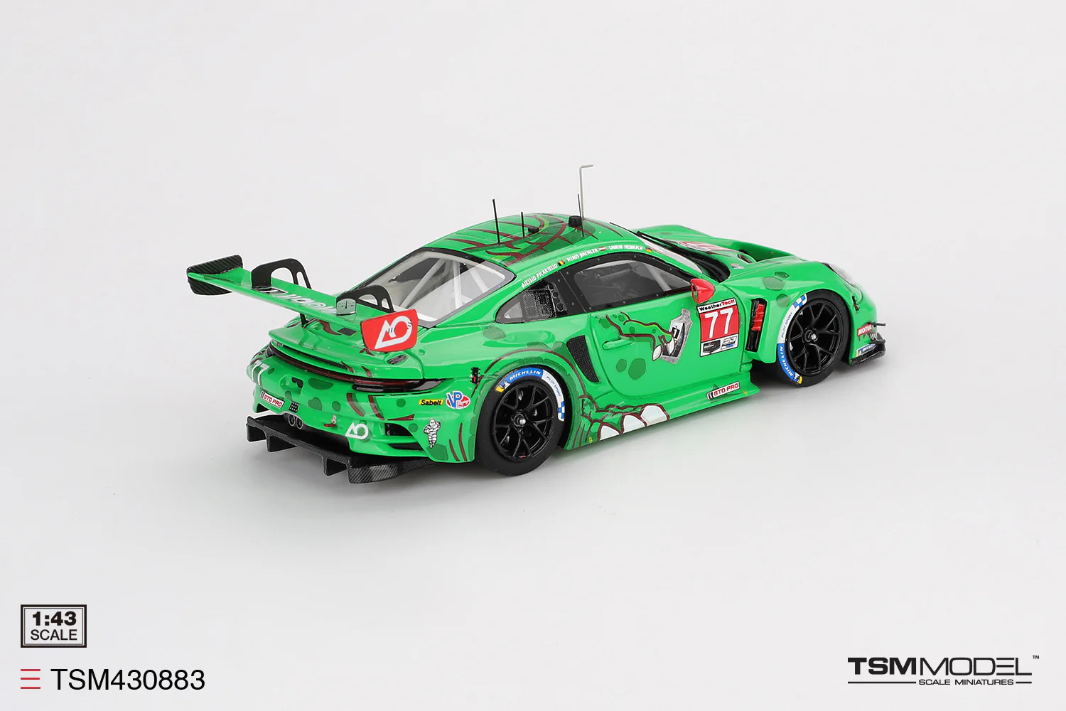 1:43 2025 IMSA Sebring 12Hr Winner — #77 “REXY” Porsche 911 GT3 R — TSM-Model