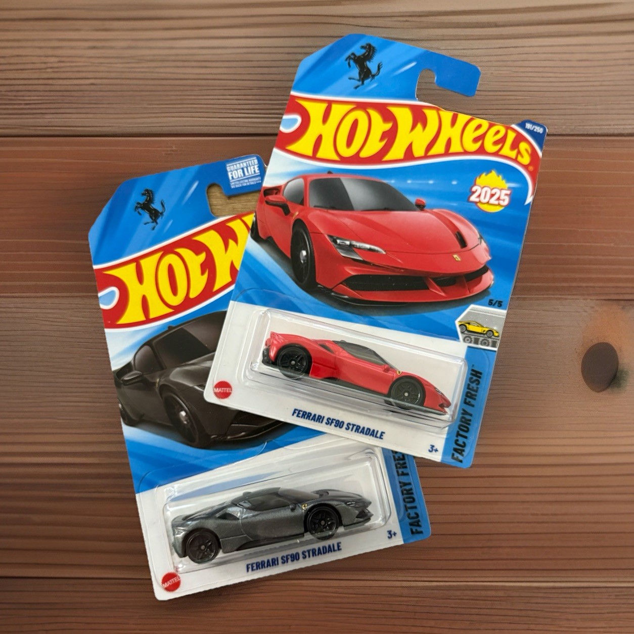 2025 Hot Wheels Factory Fresh Ferrari SF90 Stradale LOT= 2️⃣ RED 🍒 & SILVER 💨
