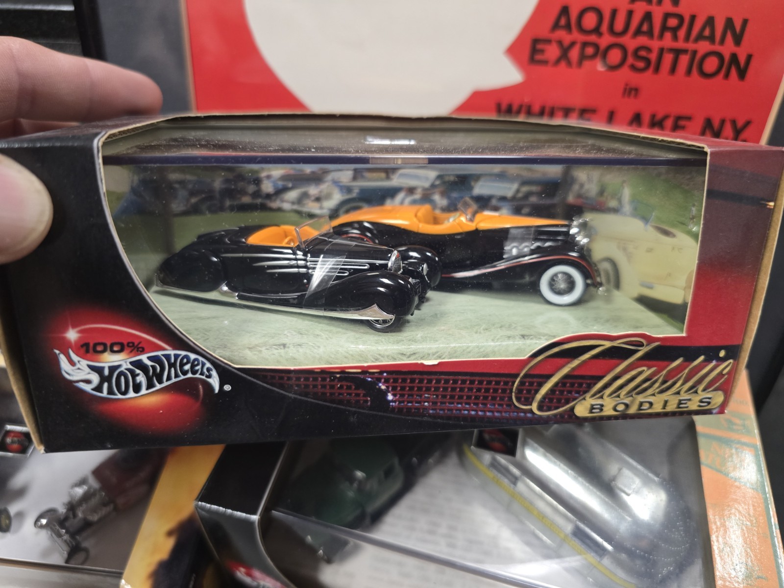 100% Hot Wheels 1:64 Classic Bodies Duesenberg & Bugatti 2 Car Set NIB