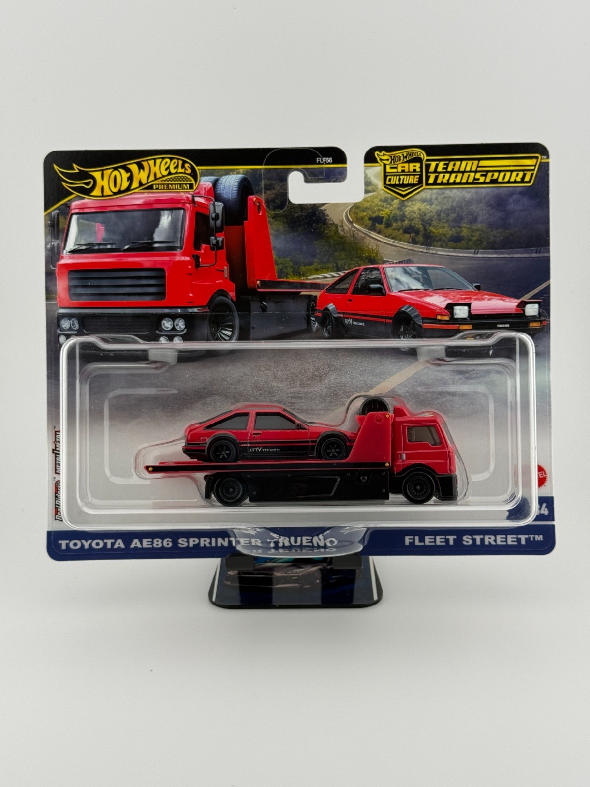 2025 Hot Wheels Team Transport Toyota AE86 Sprinter Trueno Fleet Street JBM40