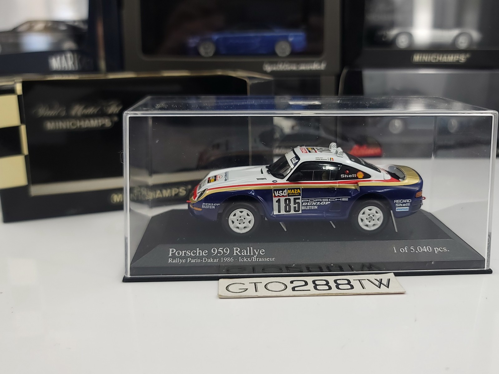 Minichamps 1:43 Porsche 959 Rallye/Rally Paris-Dakar 1986 #185 J.Ickx 400866285