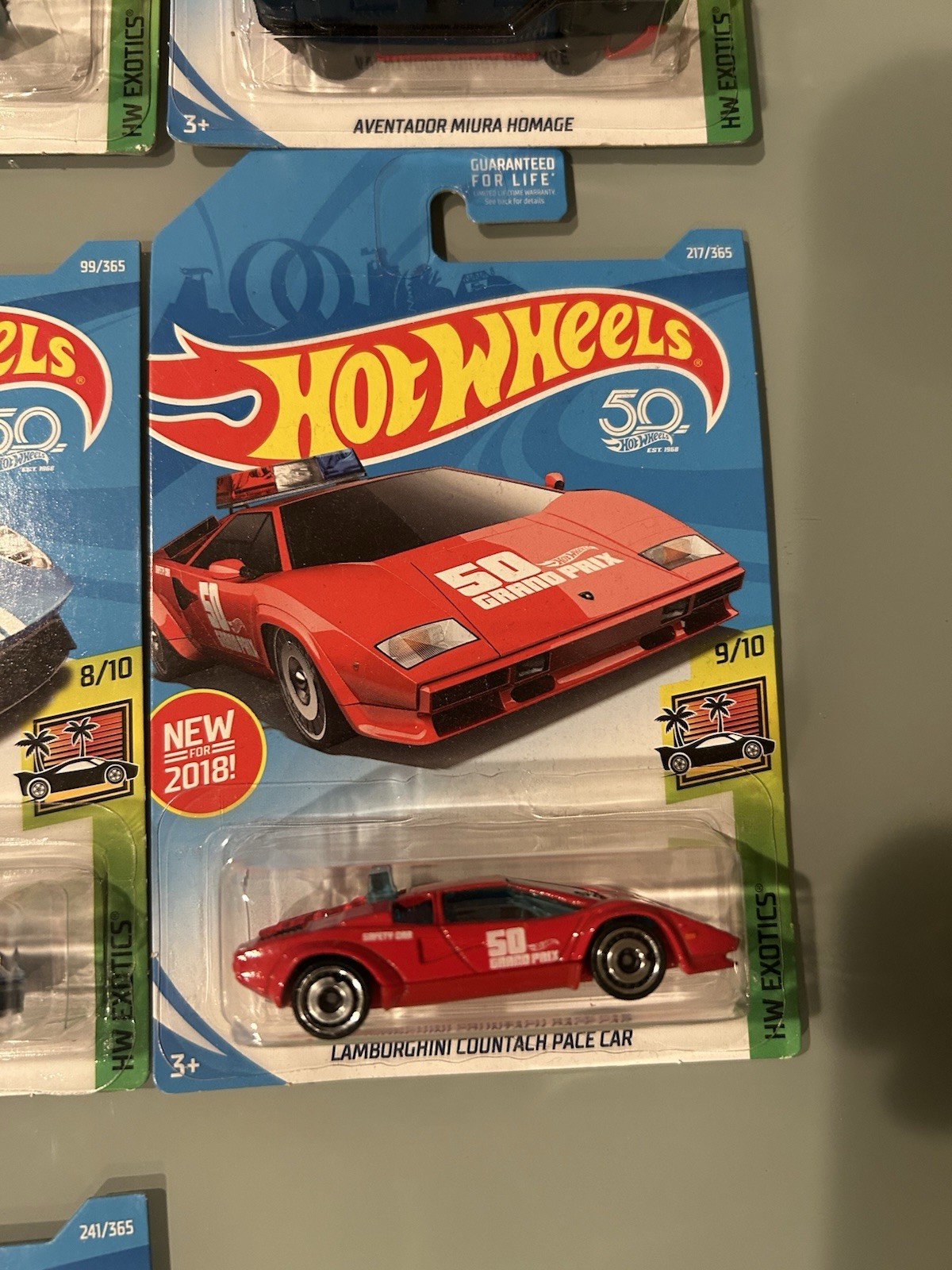 Hot Wheels 2018 HW Exotics COMPLETE SET 1-10 50th Anniversary (Bundle)