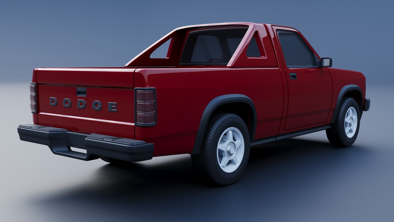 3d printed Dodge Dakota Shelby 1989 model car collectible replica