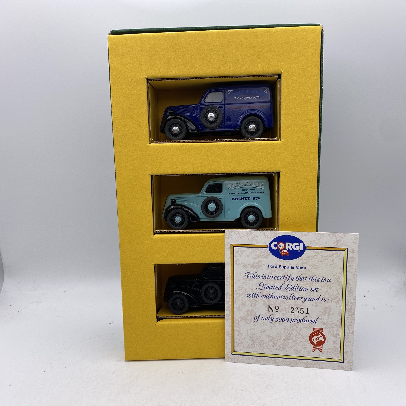 Corgi D23/1 Ford Popular Vans – Limited Edition – Boxed