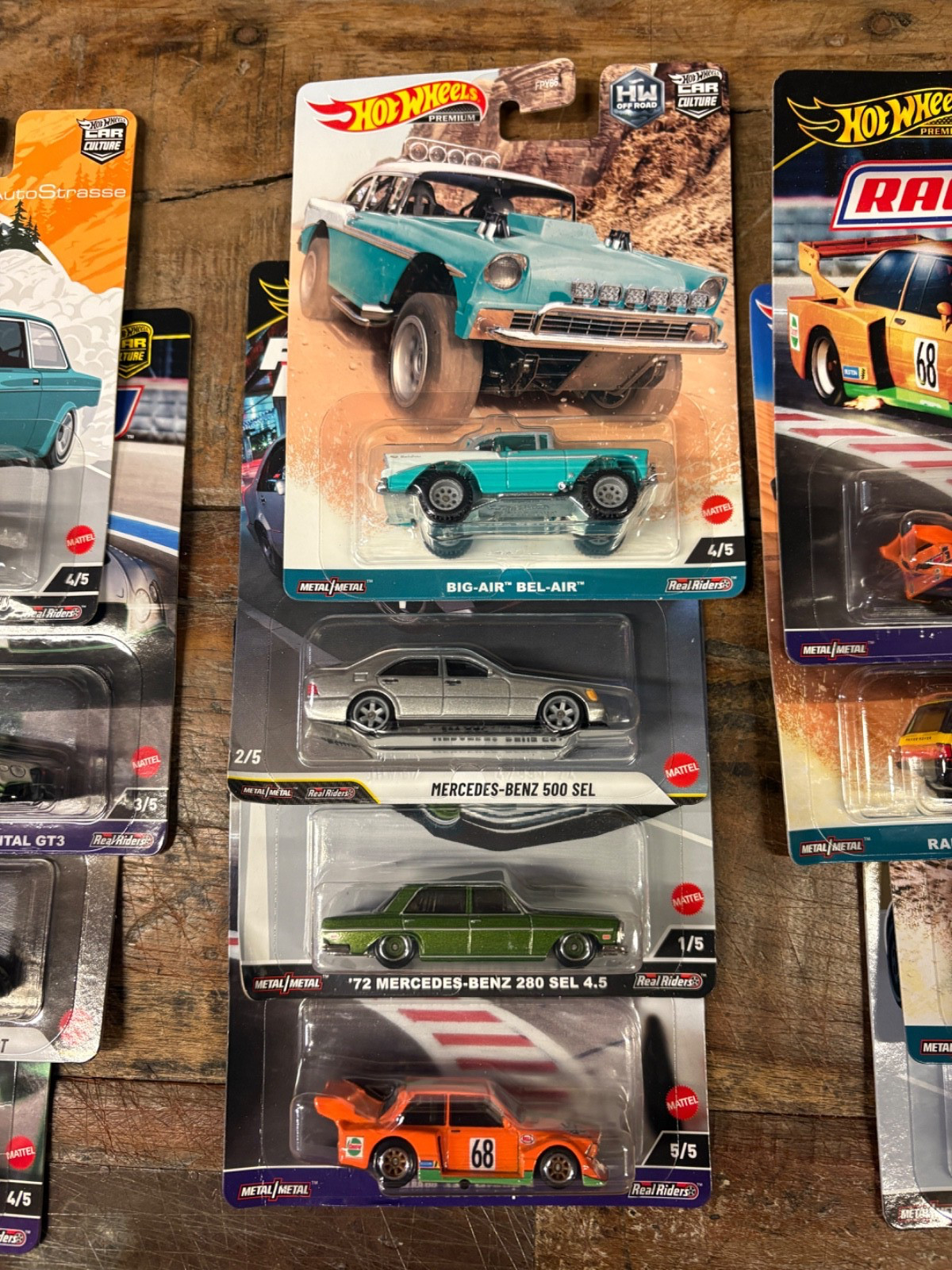 Lot of 12 Premium Line Hot Wheels Exotics Muscle NEW DAMAGED PACKAGING