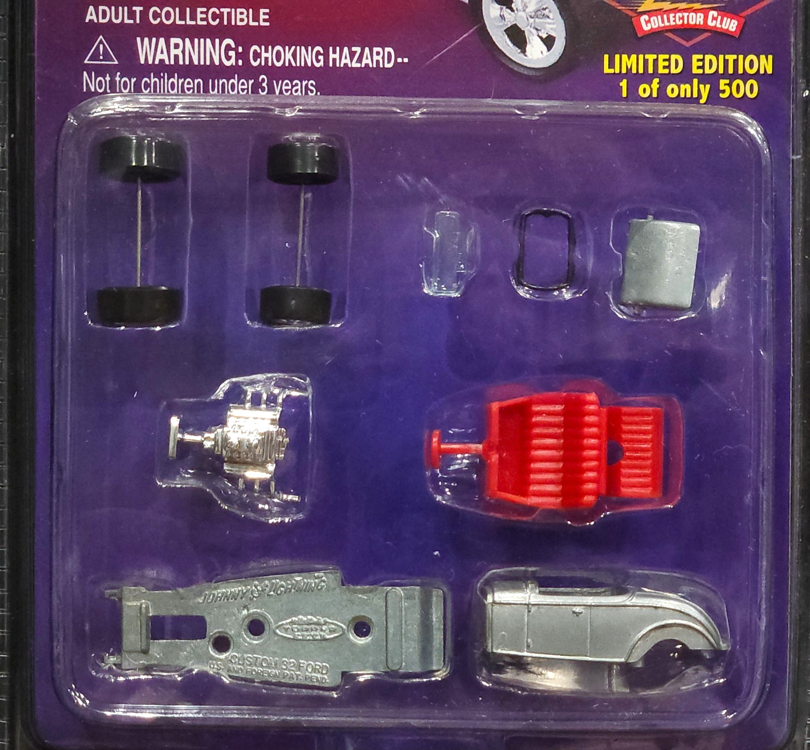 Johnny Lightning 32 1932 Ford Roadster Topper Toys Collector Club Car RARE 1/500
