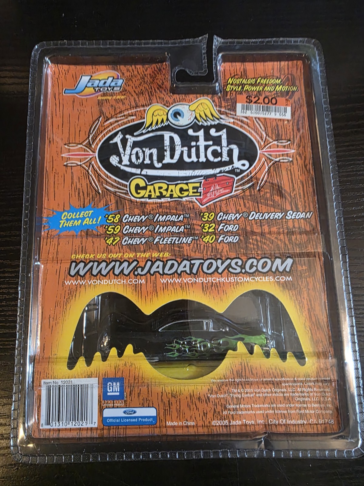 Von Dutch Garage Set Of 6 Jada Toys 2005 1:64 Scale Die Cast Year ‘32-‘59 NEW