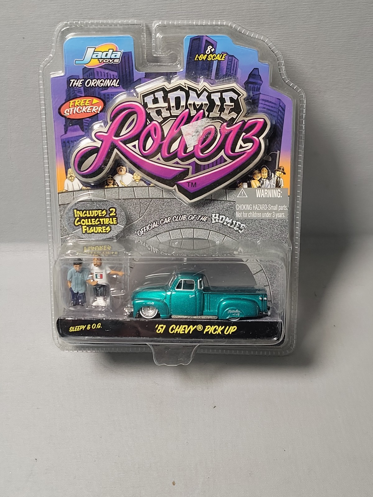 Homie Rollerz Jada Sleepy & O.G. 1951 Chevy Pickup Lowrider 1:64 – New Sealed