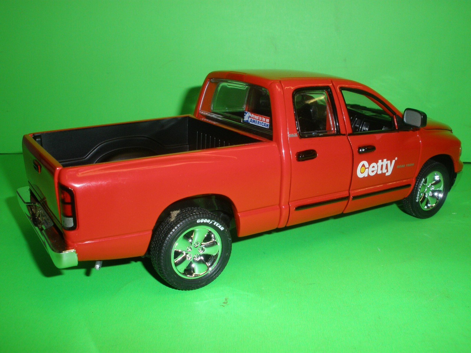 2003 DODGE RAM 1500 CREW CAB PICK UP TRUCK 1:25 ERTL GETTY FUEL OIL GASOLINE