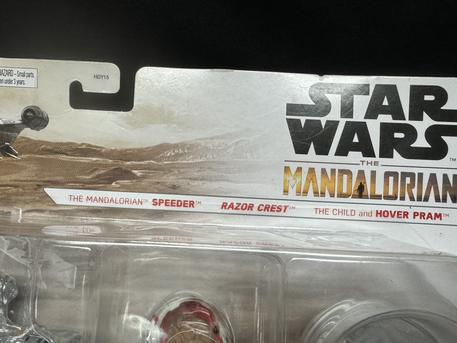 Hot Wheels Star Wars The Mandalorian Speeder/Razor Crest/The Child w/Hover Pram