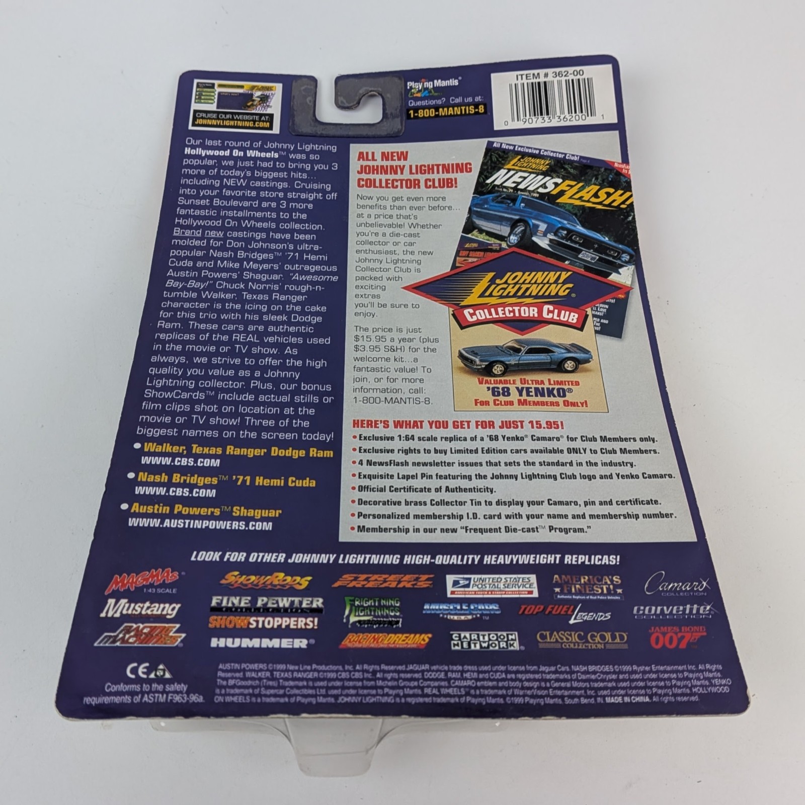Johnny Lightning Hollywood on Wheels – Walker Texas Ranger Dodge RAM – New