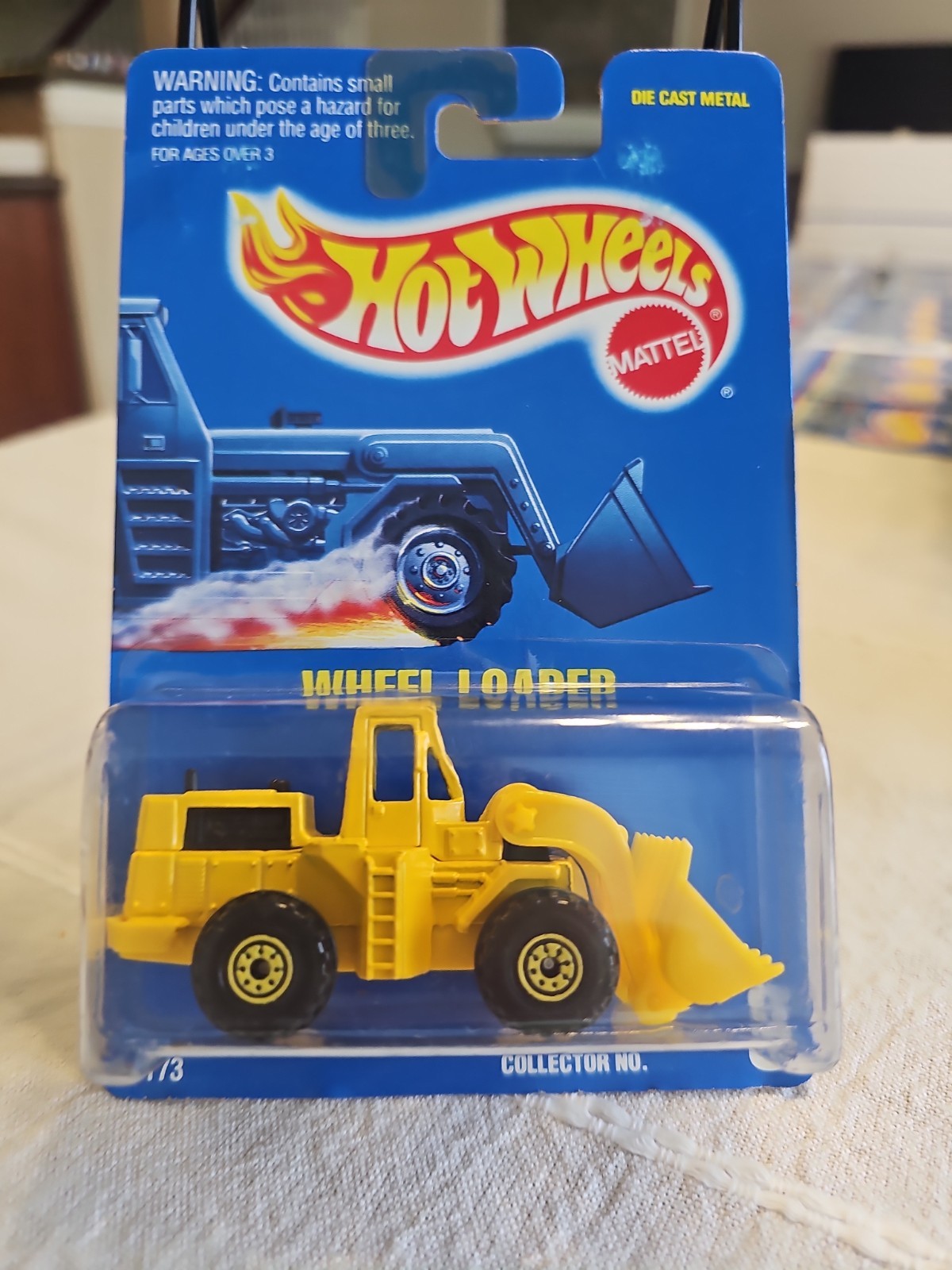 1992 Hot Wheels WHEEL LOADER No. 1173. Collector # 3