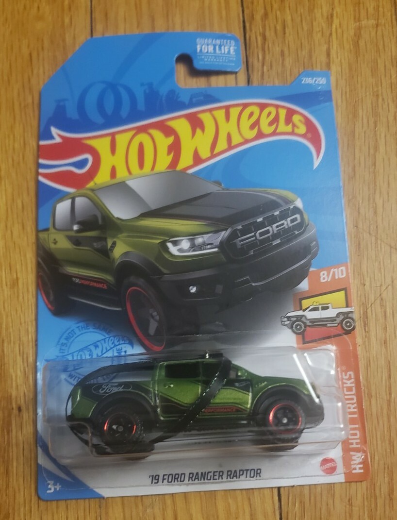 19 Ford Ranger Raptor Custom Christmas Car Ornament 1/64 Die-cast Green