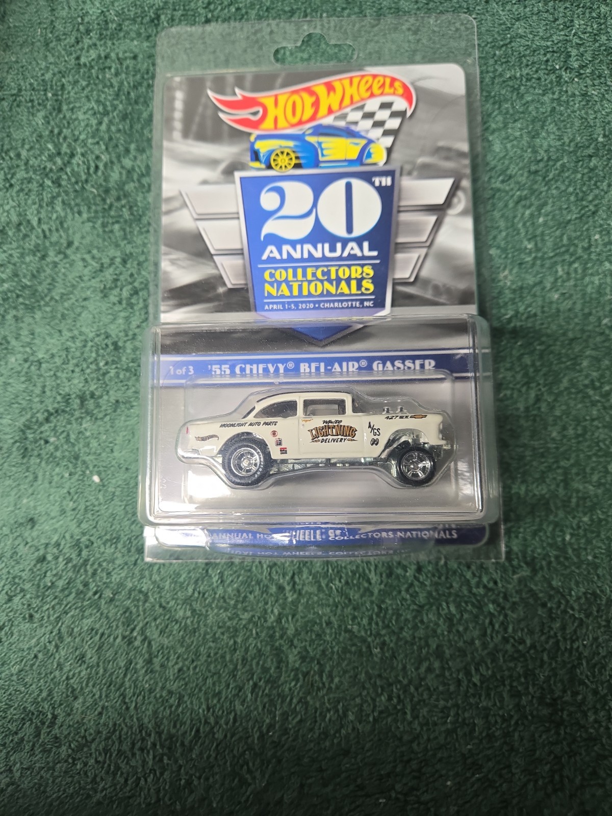 Hot Wheels Collectors Nationals 20th ’55 Chevy Bel Air Gasser 4011/6500