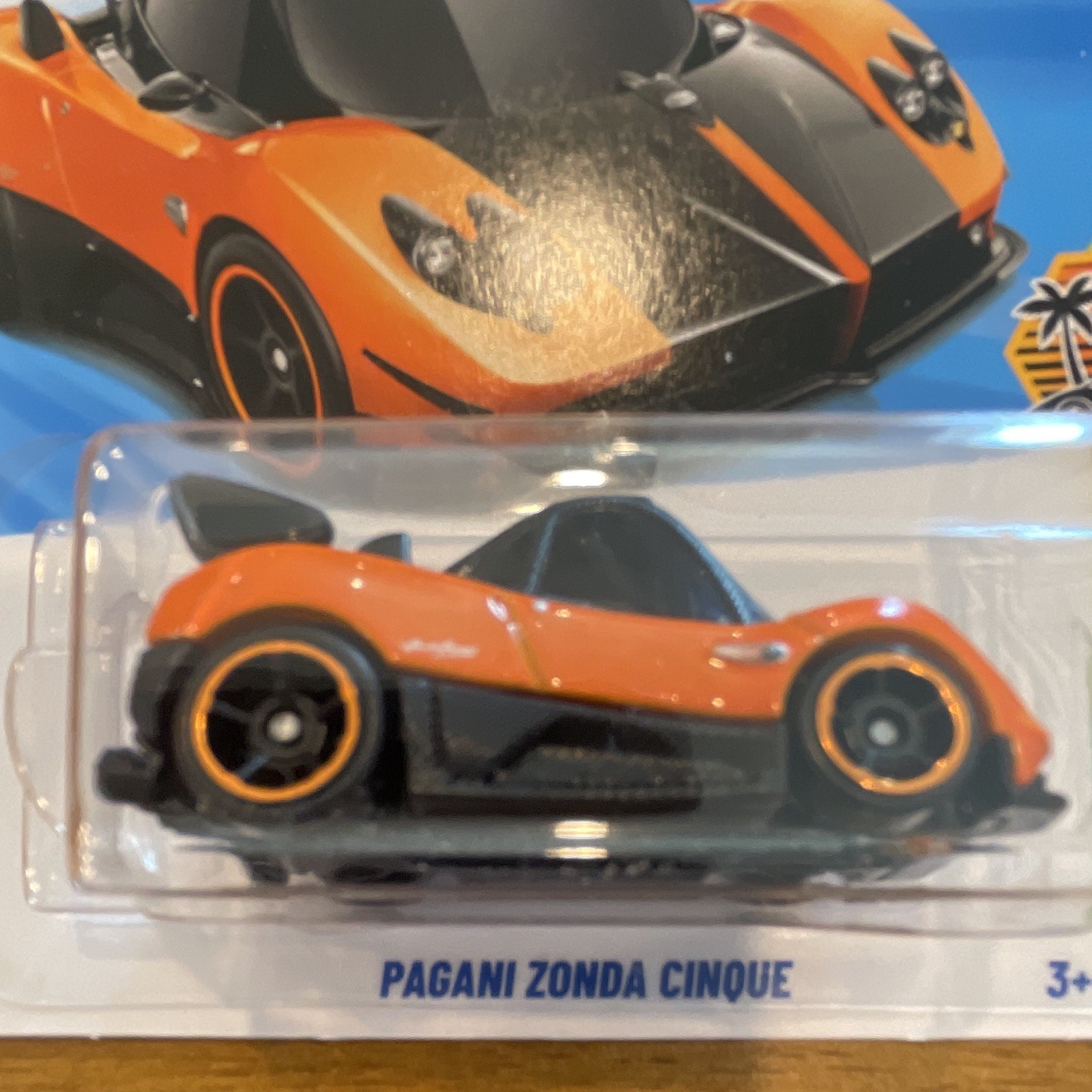 2026 Hot Wheels, Pagani Zonda Cinque Orange, EXOTICARS