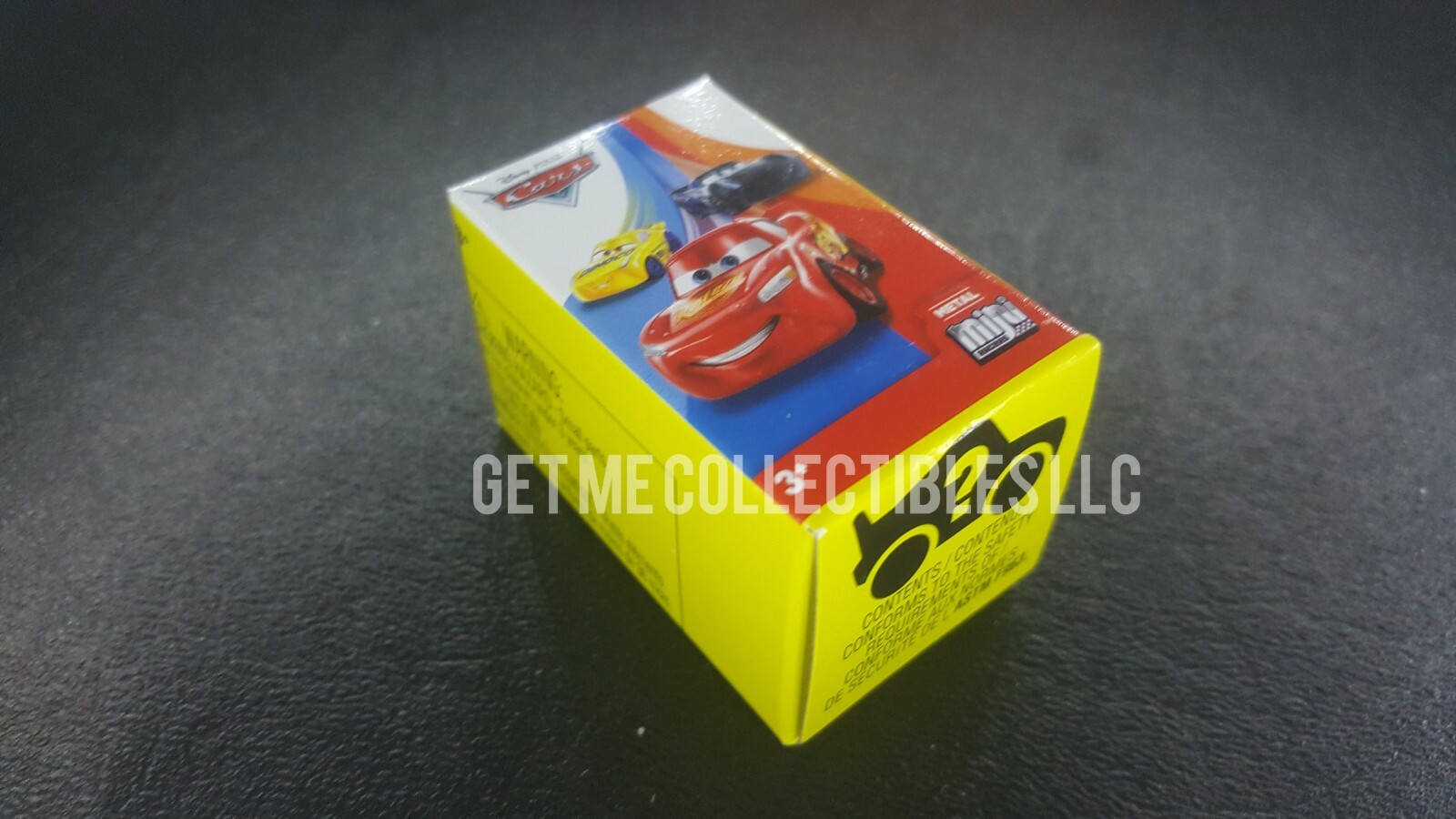 DISNEY PIXAR CARS MINI RACERS RUST-EZE LIGHTNING MCQUEEN BOX #26
