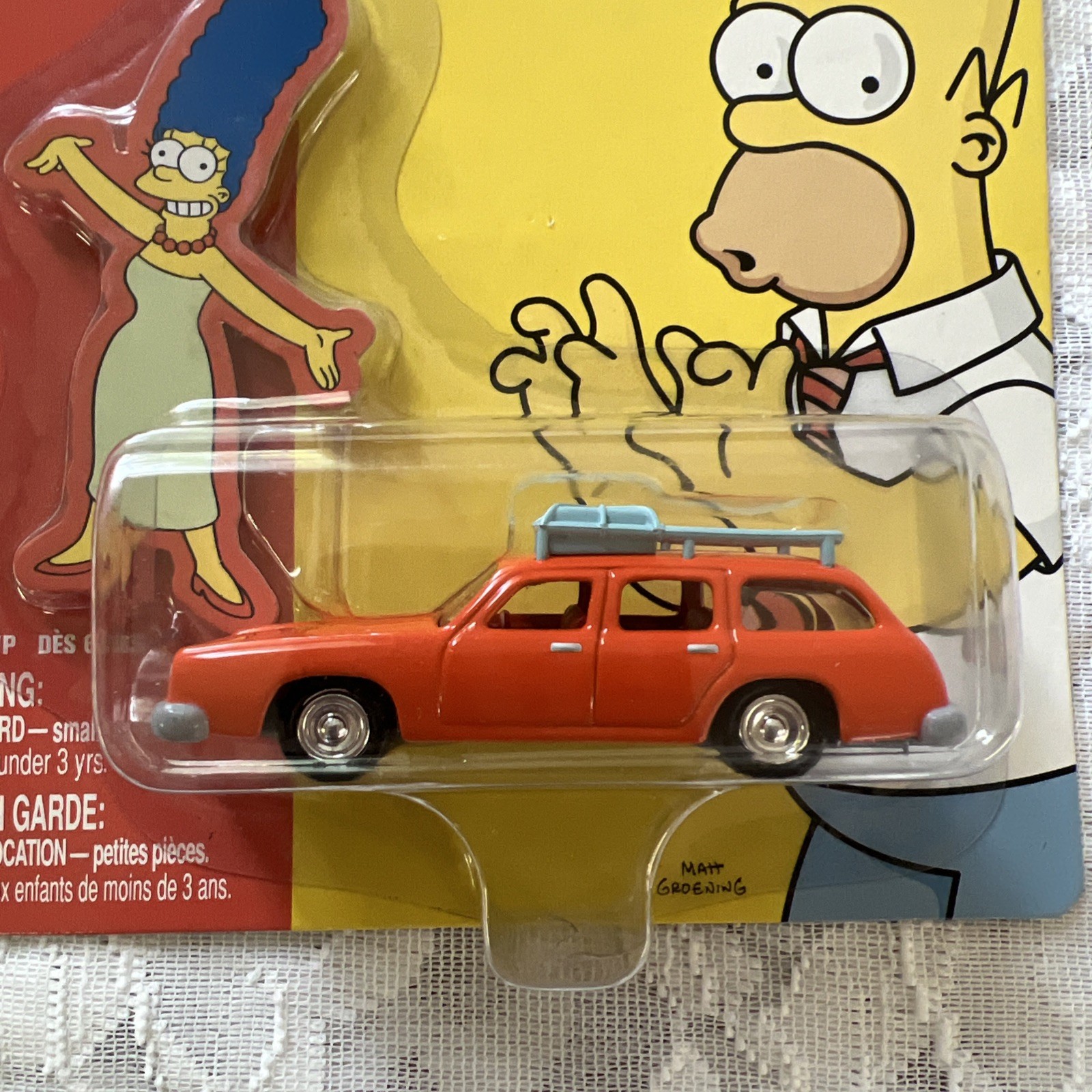 Johnny Lightning The Simpsons Marge’s Car 1:64 Diecast Orange Unopened Box