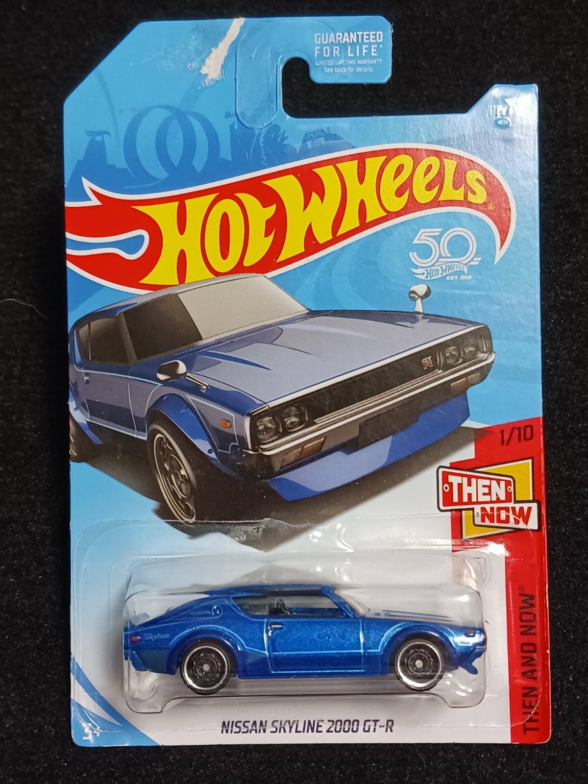 72 Nissan Skyline 2000GT-R, 2017 Then and Now 1/10, FJX88 118/365. Blue