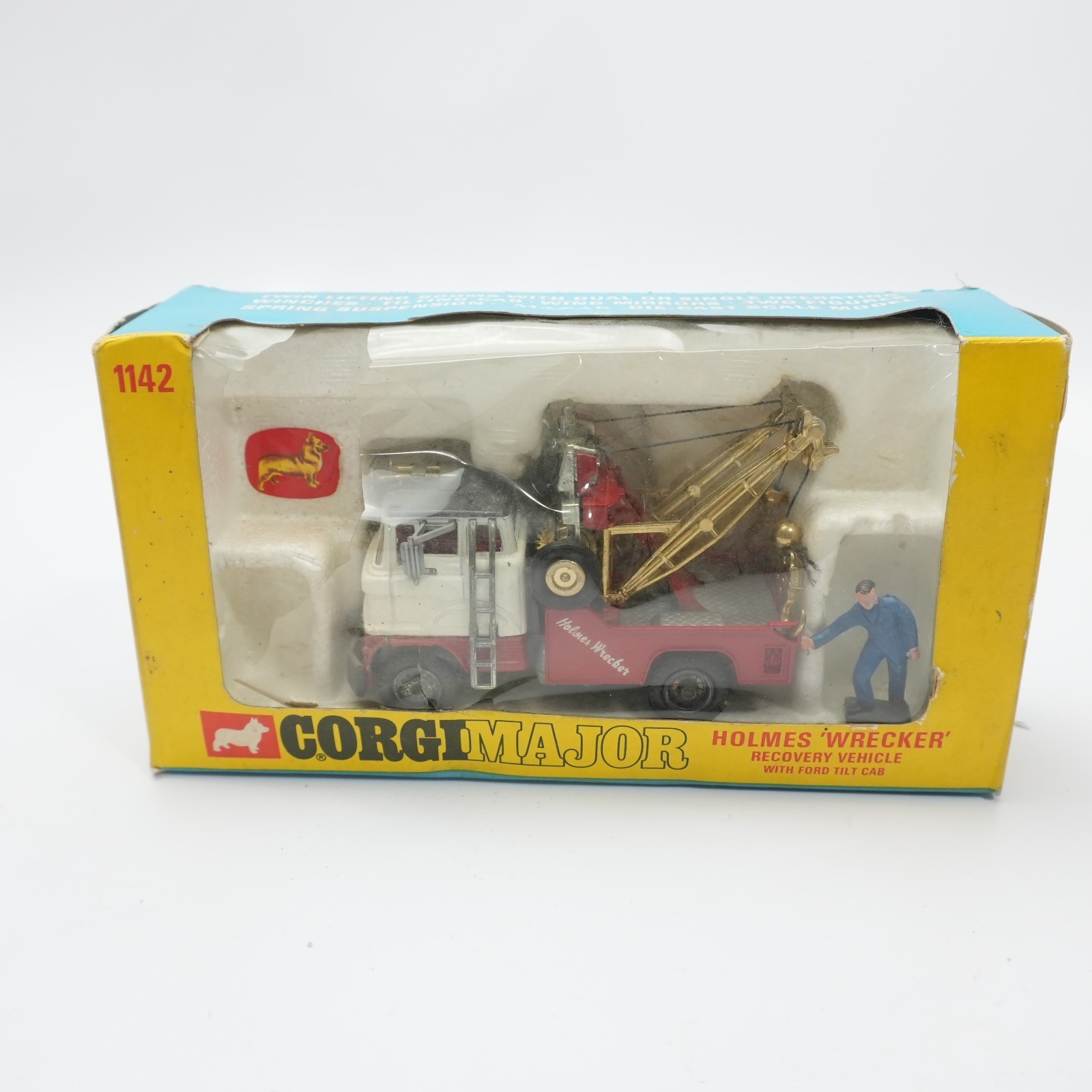 CORGI MAJOR TOYS 1142 FORD TILT CAB HOLMES WRECKER RECOVERY VEHICLE / TOW TRUCk