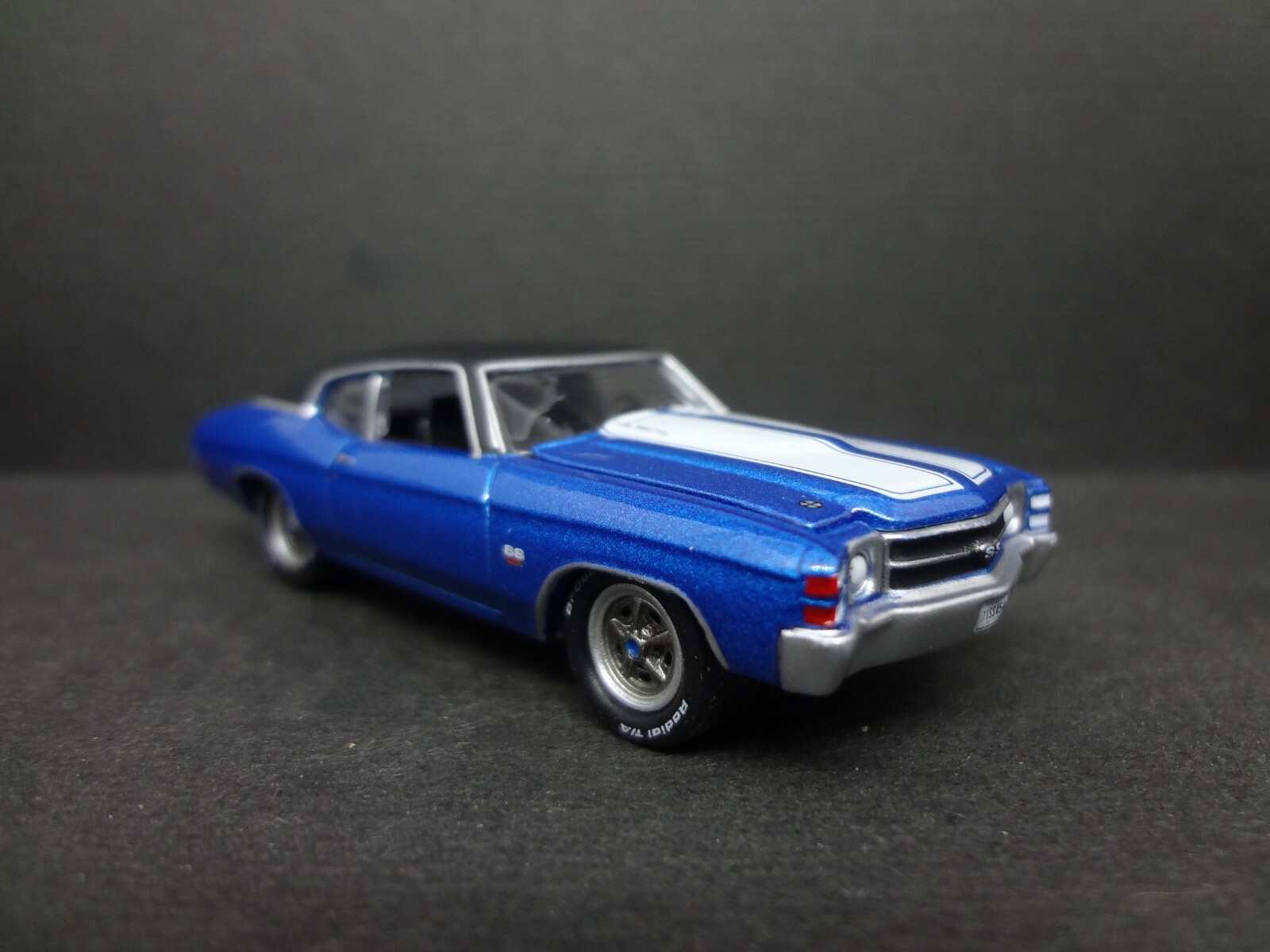 Johnny Lightning 1971 Chevy Chevelle SS 454 mulsanne blue – Loose New 1:64