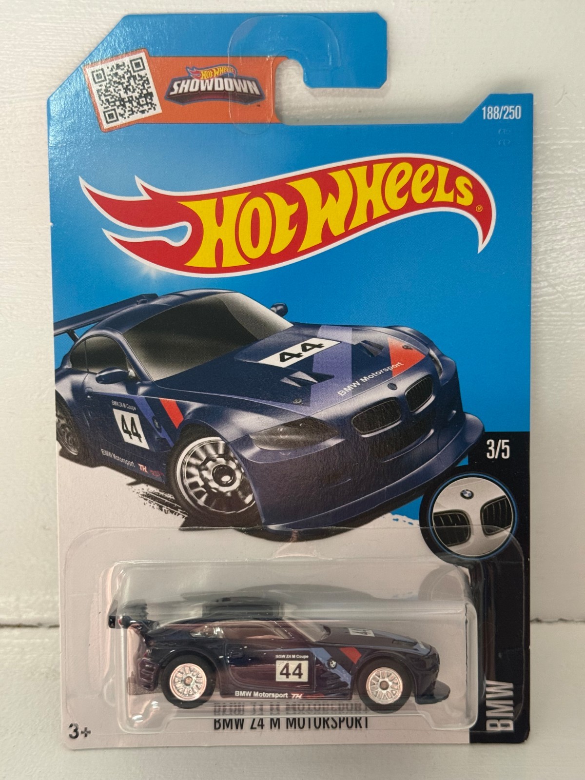2016 HOT WHEELS SUPER TREASURE HUNT 3/5 BMW Z4 M MOTORSPORT 1:64