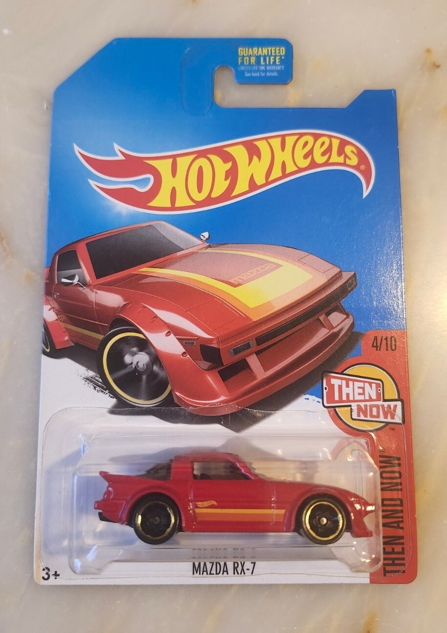 HOT WHEELS VHTF 2017 THEN AND NOW SERIES MAZDA RX-7 KMART COLOR EXCLUSIVE