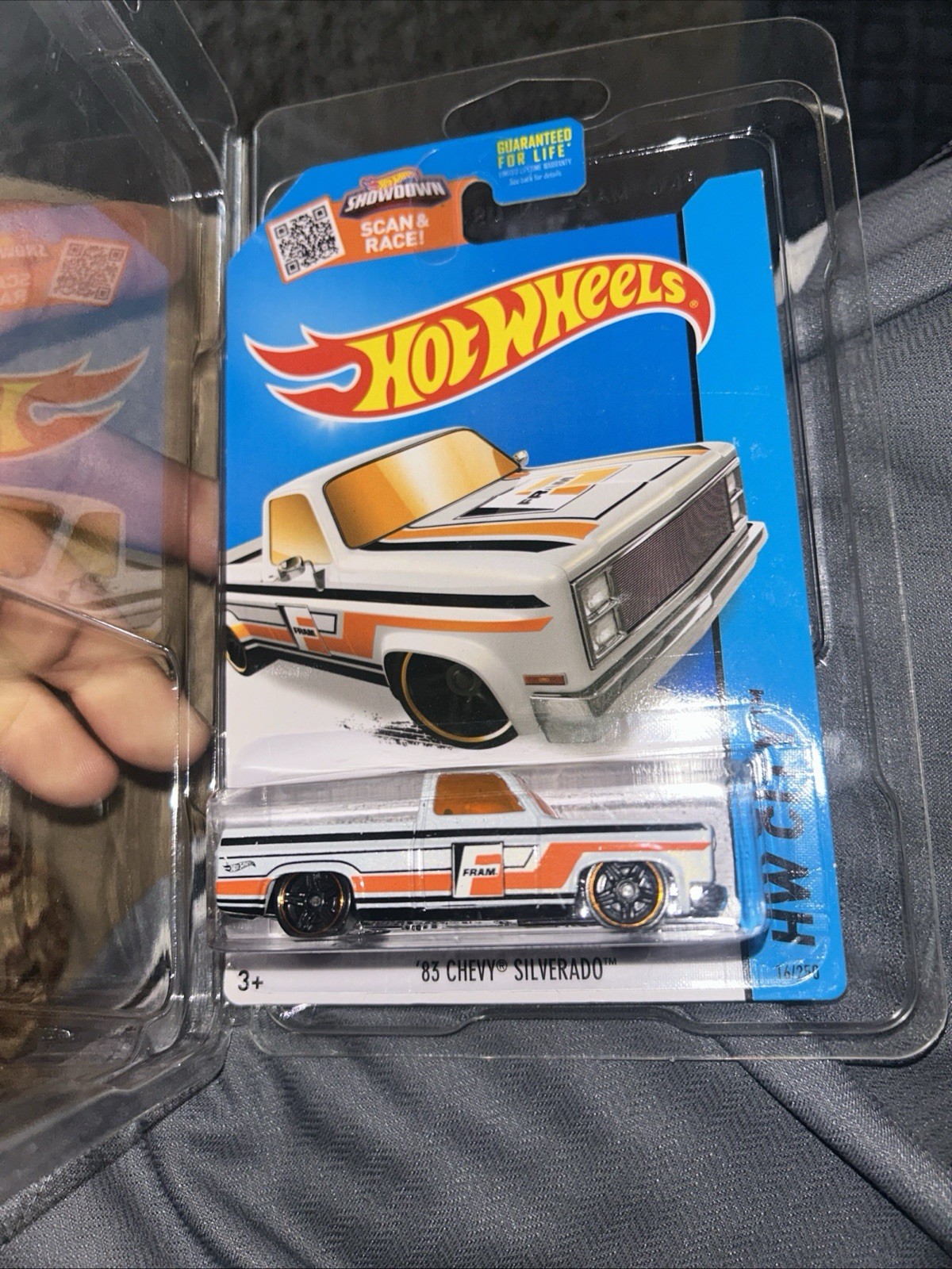 Hot Wheels 83 Chevy Silverado White FRAM Toys R Us Exclusive
