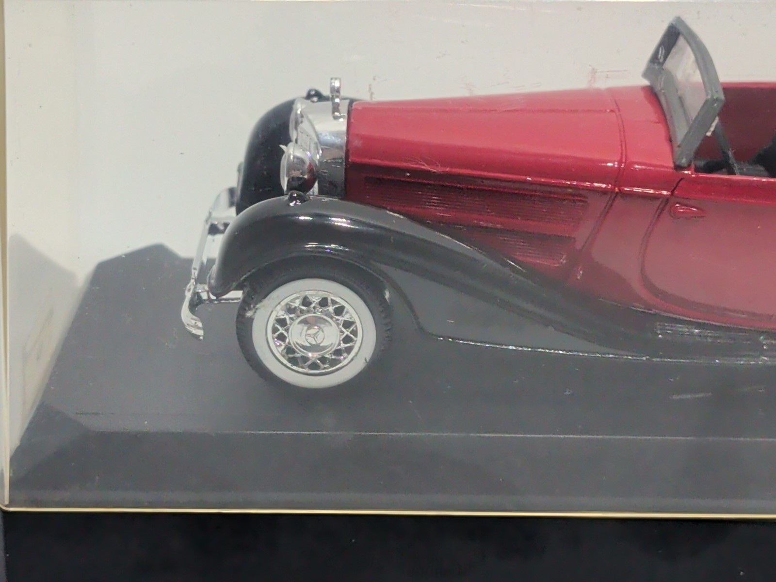 ✨VINTAGE✨ Solido Mercedes 540 K Red 1939 Cabriolet Convertible Red 4086 1/43