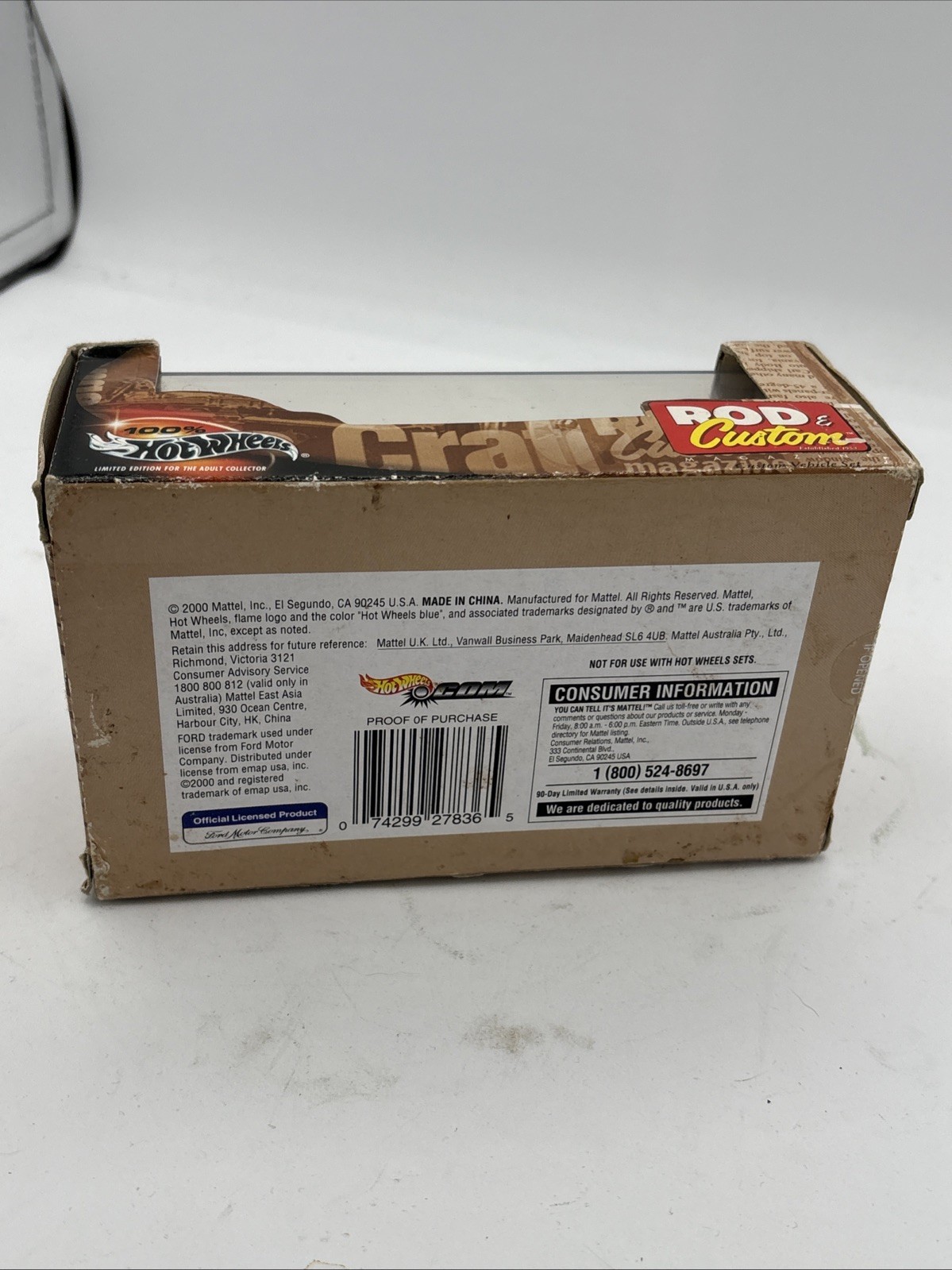 Hot Wheels 2-Car Set Rod & Custom Magazine Hot Rod Series #6 Diecast 1:64 DC1