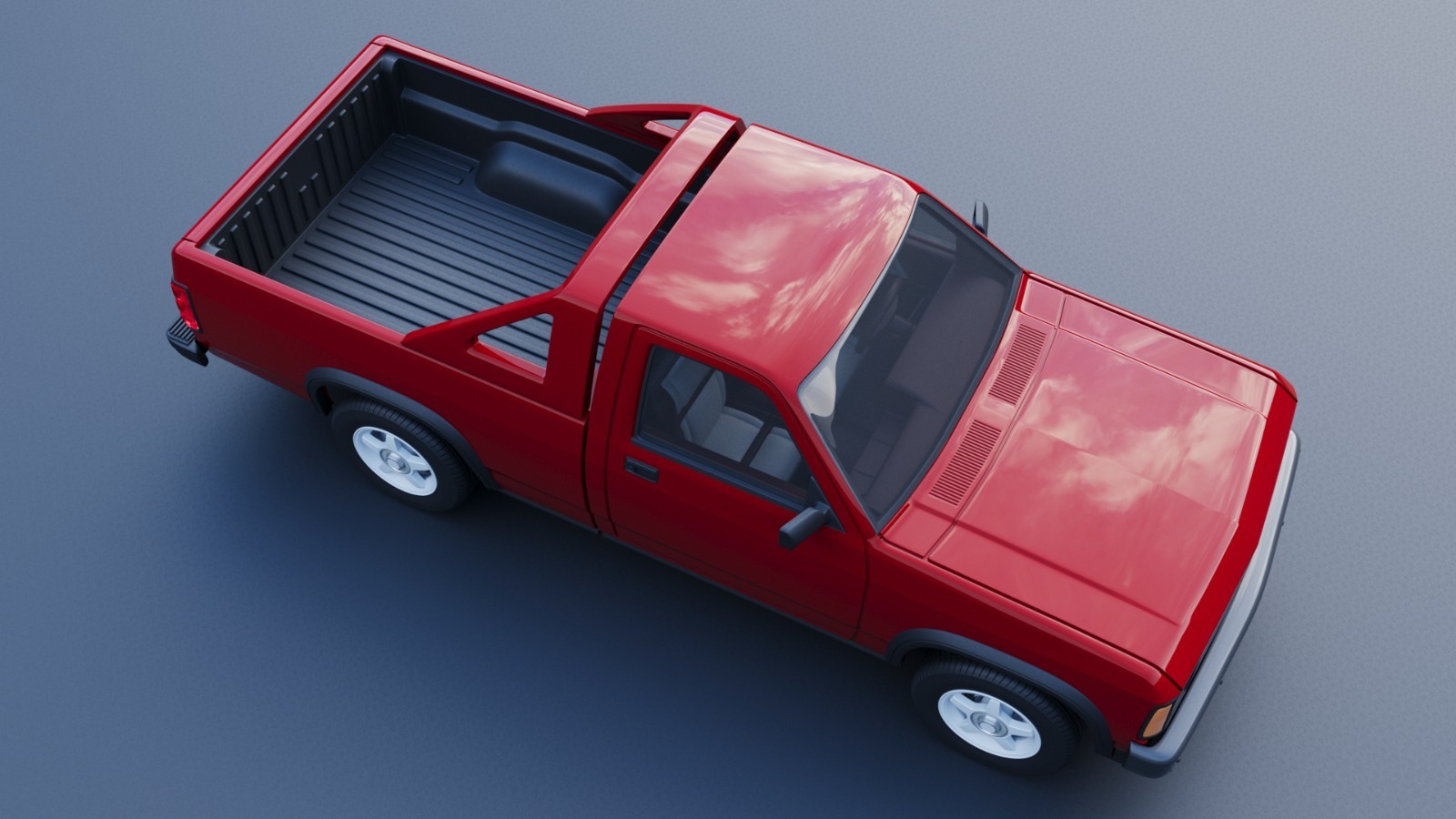 3d printed Dodge Dakota Shelby 1989 model car collectible replica