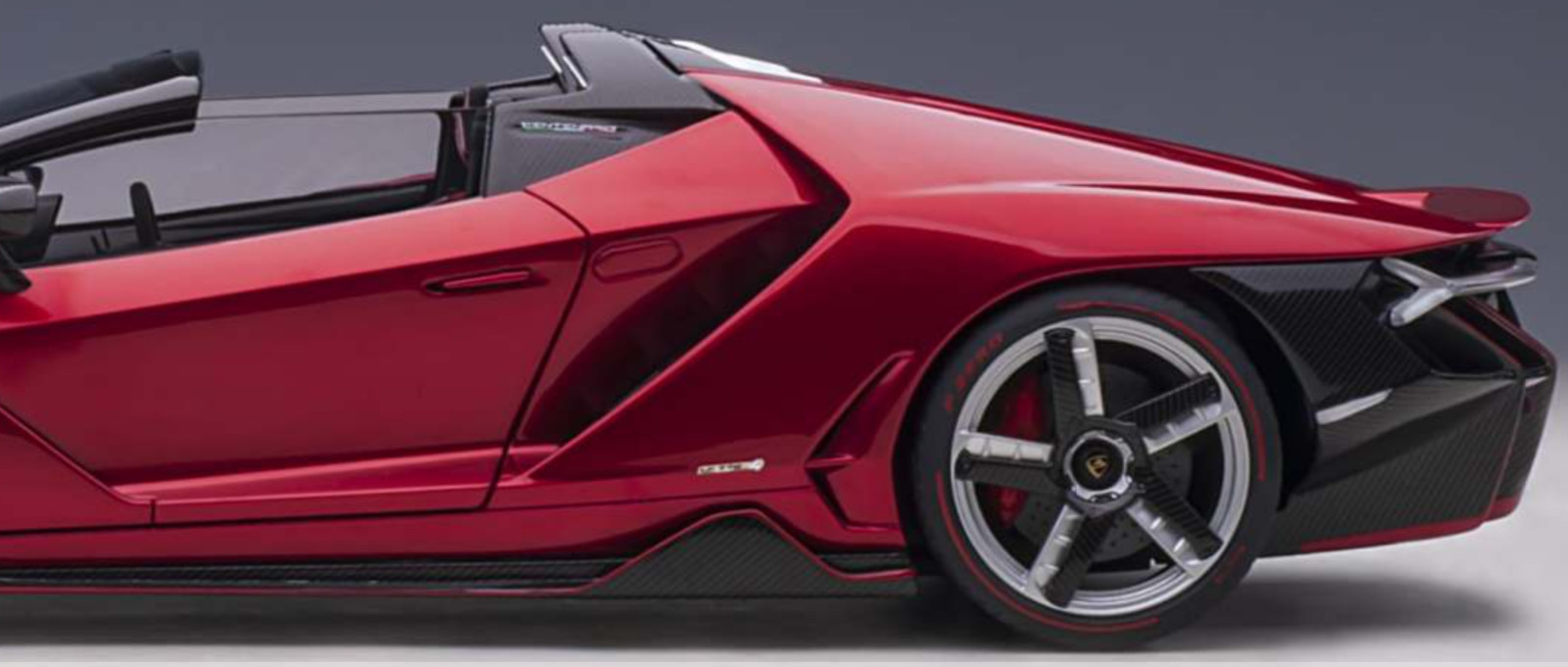 Lamborghini 1:18 Race Car 12 Classic Custom Concept Promo 24 Carousel Red