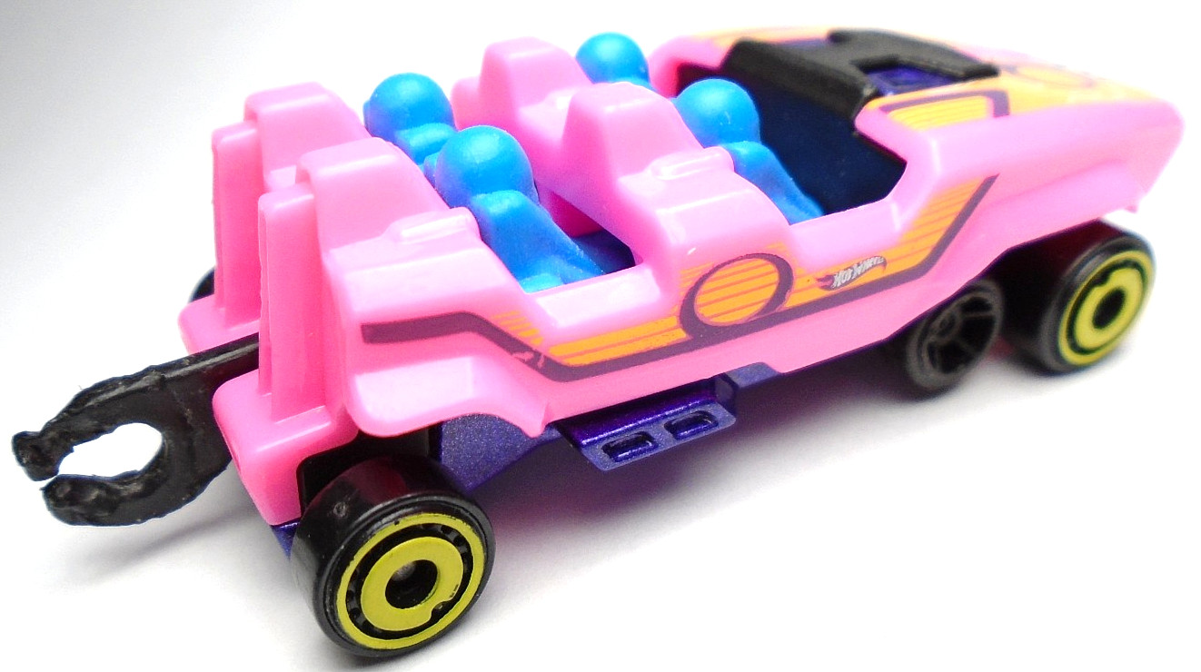 2020 HOT WHEELS HW LOOPSTER PINK 1:64 DIECAST 2 3/4″ ROLLER COASTER CAR W/ BLUE
