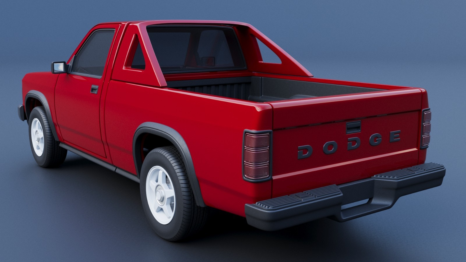 3d printed Dodge Dakota Shelby 1989 model car collectible replica