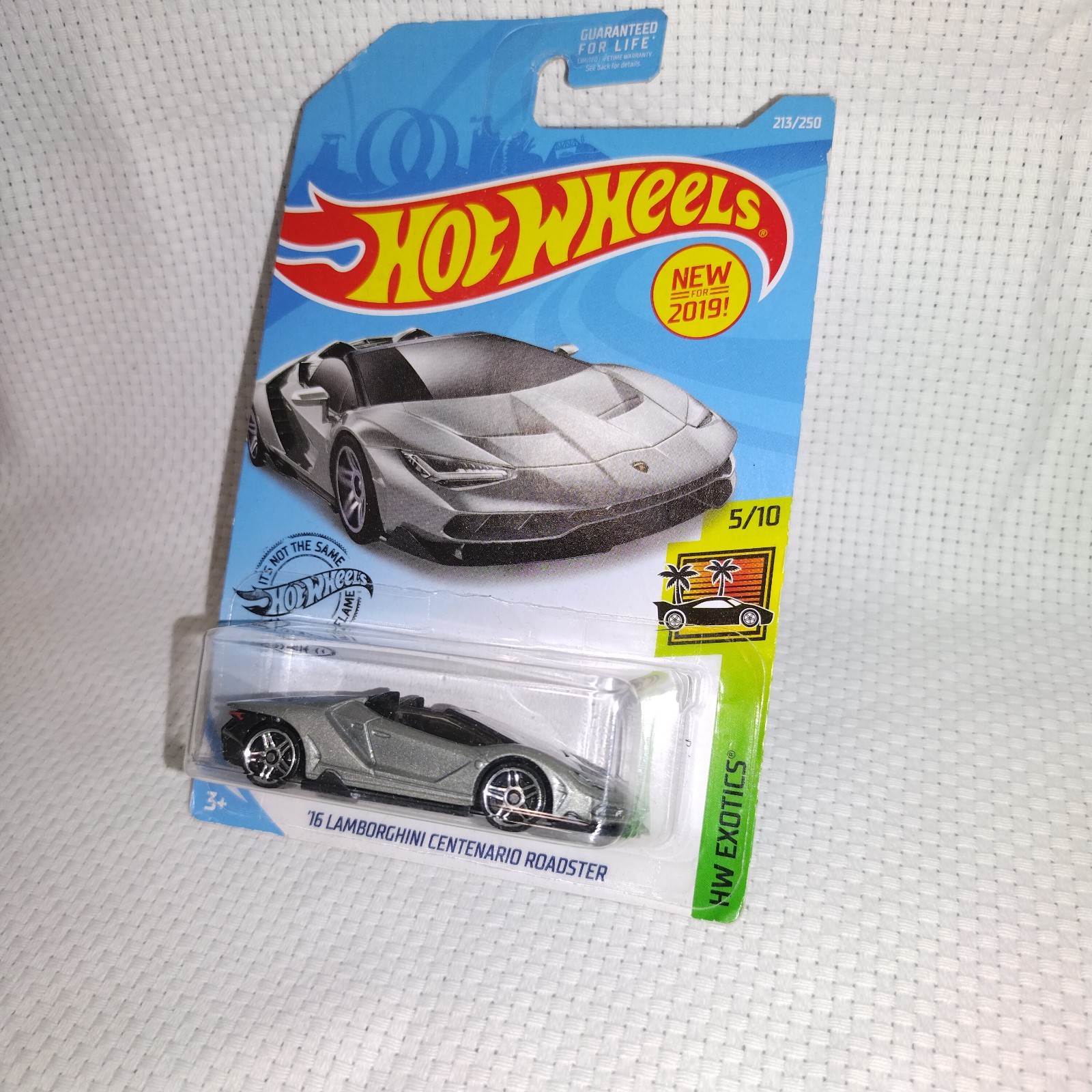 Hot Wheels Exotics Silver ’16 Lamborghini Centenario Roadster #213 A5